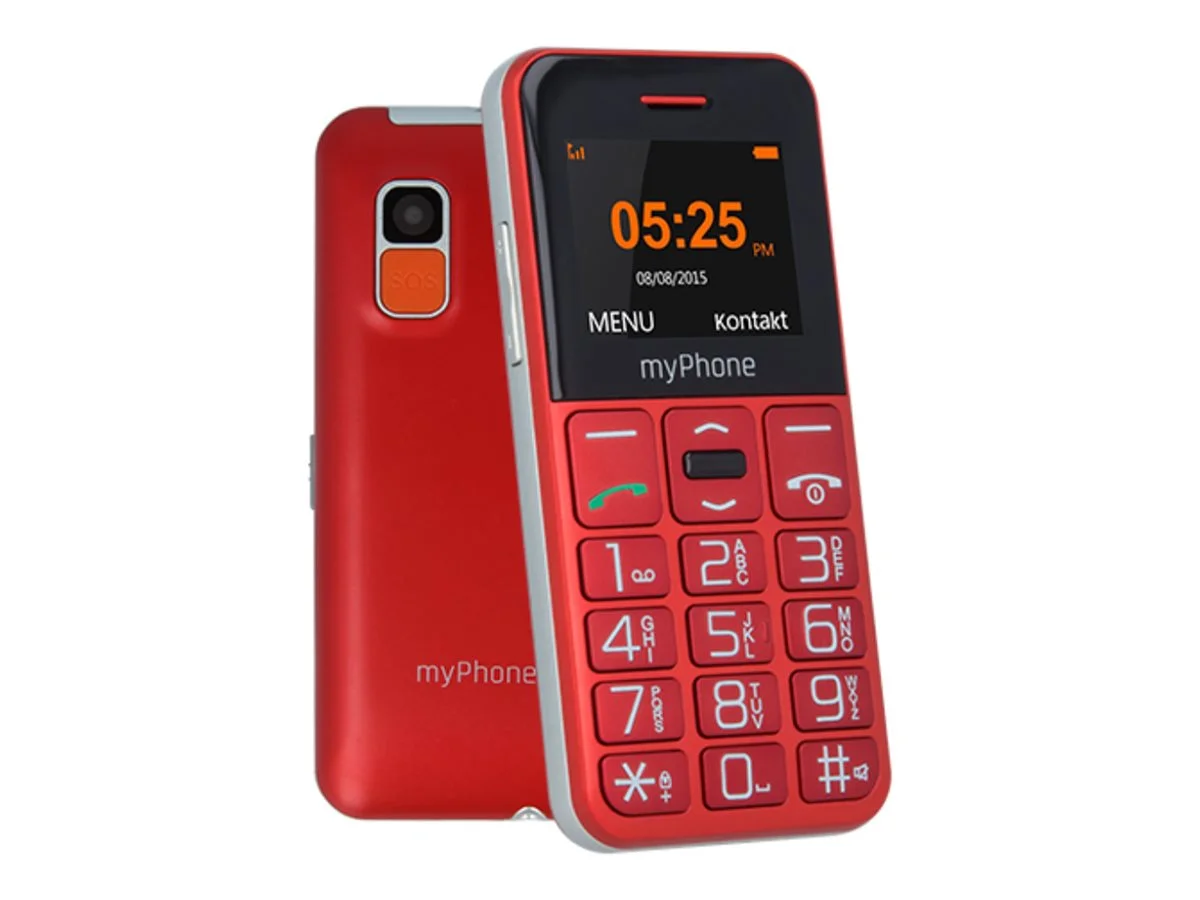 myPhone   Halo Easy   Red   1.77 "   TFT   24 MB   32 MB   Single SIM   Bluetooth   Main camera resolution 0.3 MP   1000 mAh - Image 6