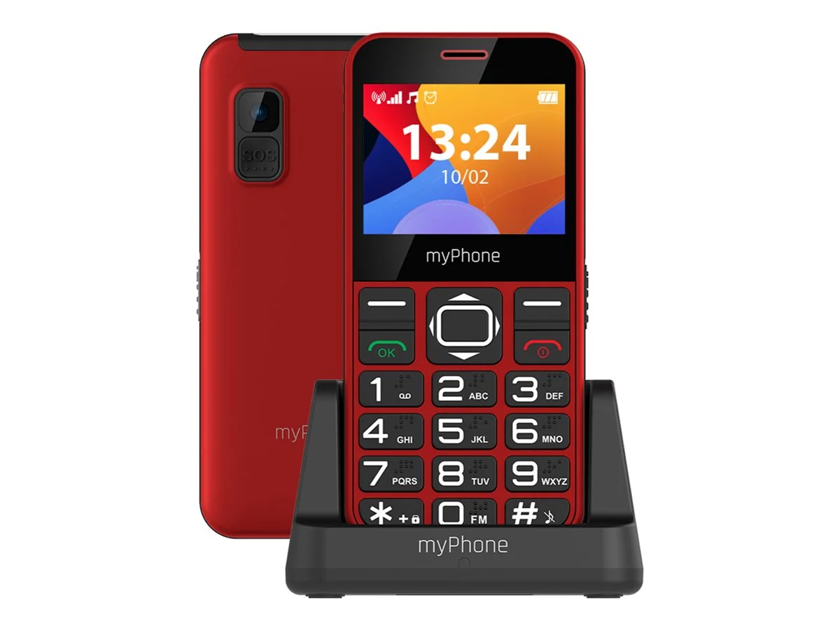 myPhone Halo 3 Red 2.31 " IPS 32 MB 32 MB Single SIM Main camera resolution 0.3 MP 1000 mAh - Image 2