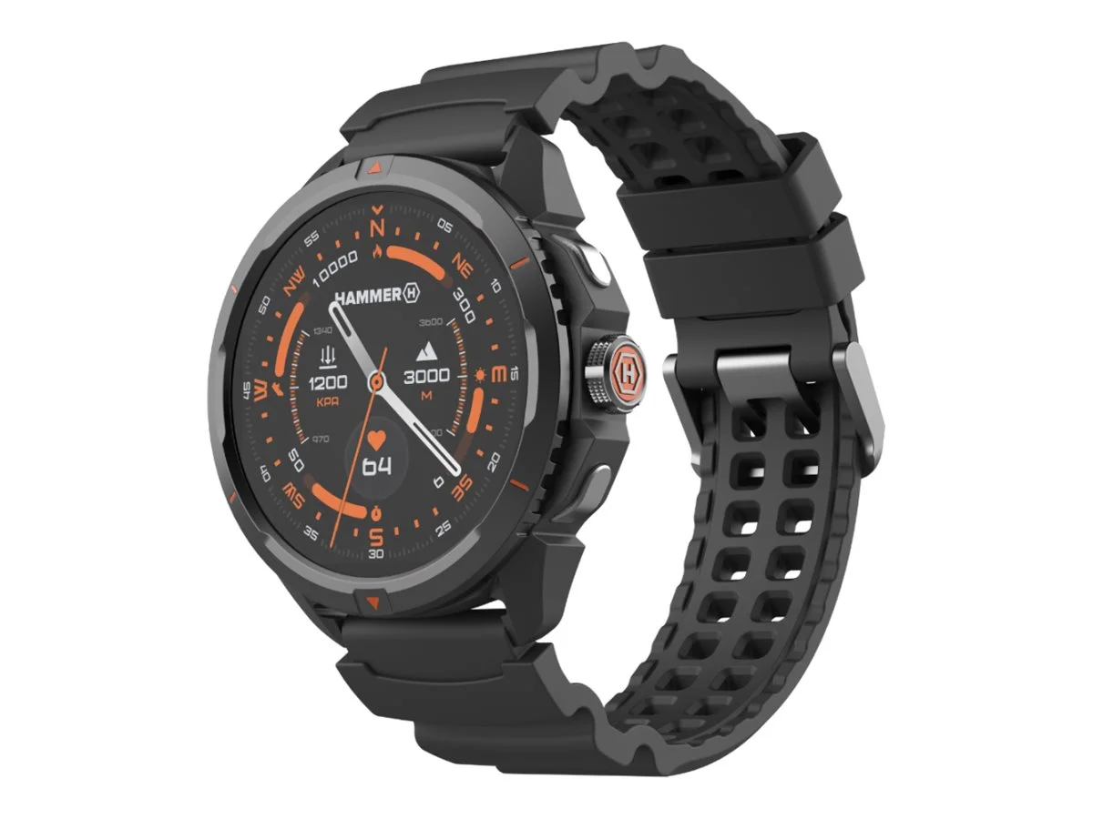 Hammer Hair Dryer Watch 2 Smart watch 1600 W GPS (satellite) Number of temperature settings 3 AMOLED Ionic function 1.5" Waterproof Black Warranty 3 month(s) - Image 2