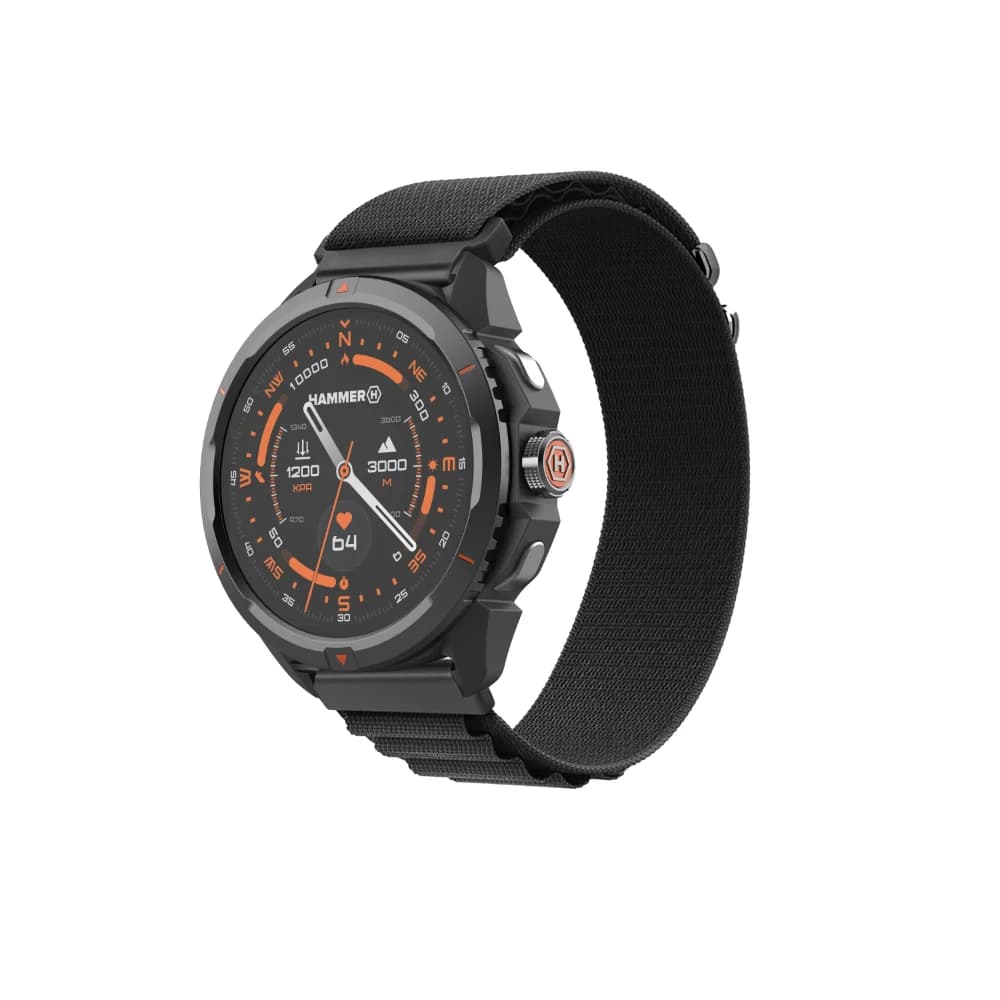 Hammer Hair Dryer Watch 2 Smart watch 1600 W GPS (satellite) Number of temperature settings 3 AMOLED Ionic function 1.5" Waterproof Black Warranty 3 month(s) - Image 3