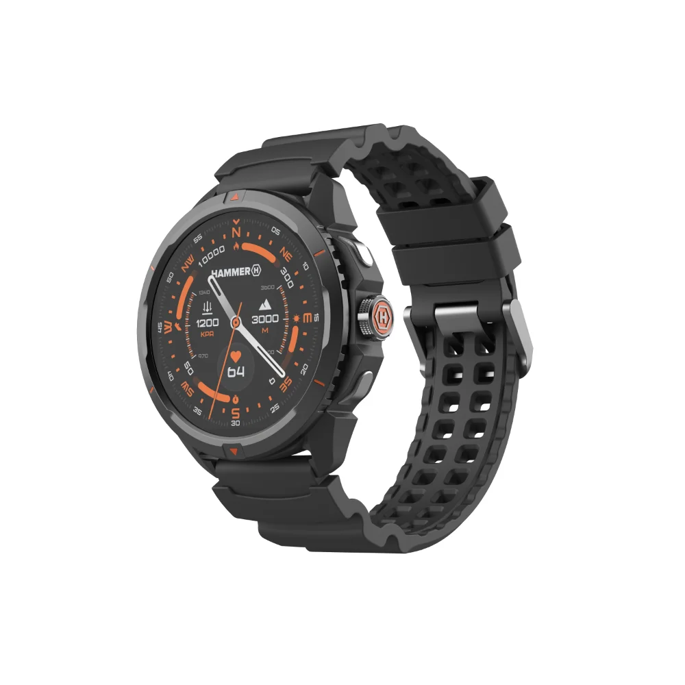 Hammer Hair Dryer Watch 2 Smart watch 1600 W GPS (satellite) Number of temperature settings 3 AMOLED Ionic function 1.5" Waterproof Black Warranty 3 month(s) - Image 4