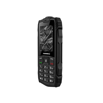 Hammer   Rock   Black   2.4 "   TFT   32 MB   32 MB   Dual SIM   Bluetooth   3.0   Main camera resolution 0.3 MP   1800 mAh - Image 3