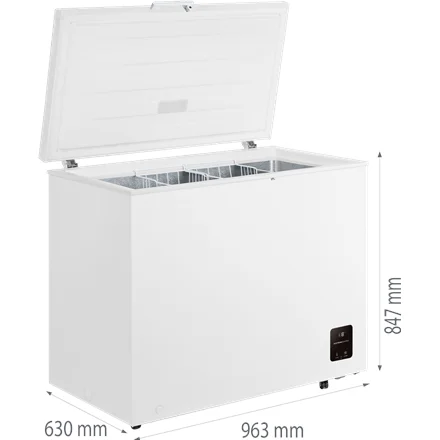 Gorenje Freezer   FH25EAW   Energy efficiency class E   Chest   Free standing   Height 84.7 cm   Total net capacity 248 L   White - Image 5
