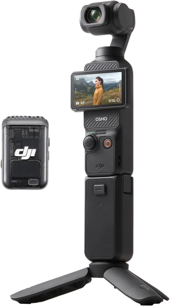 DJI   Action Camera Osmo Pocket 3 Creator Combo   Black   Touchscreen - Image 1