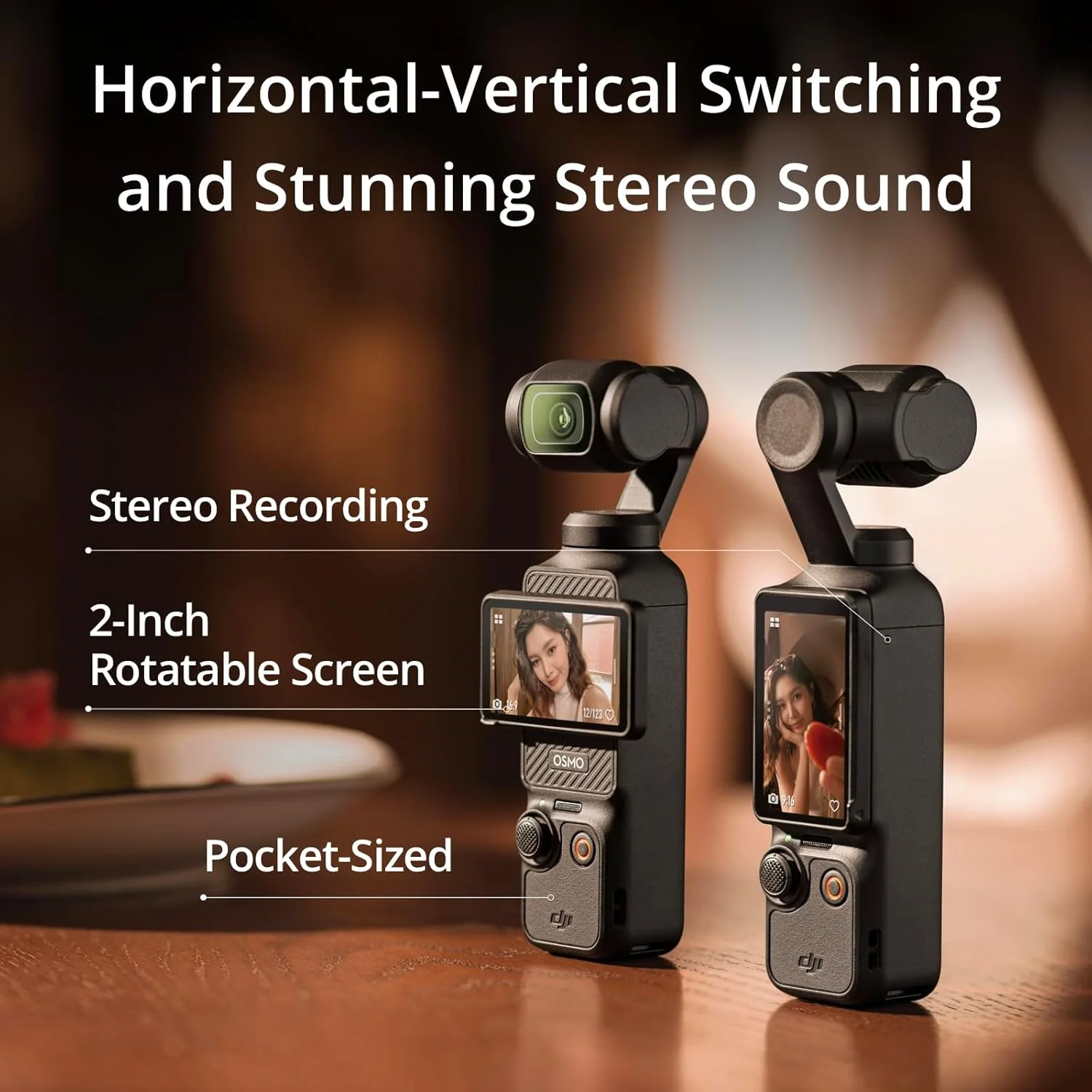 DJI   Action Camera Osmo Pocket 3 Creator Combo   Black   Touchscreen - Image 3