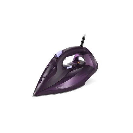 Philips DST7051/30 7000 Series Steam Iron 2800 W Water tank capacity 300 ml Continuous steam 50 g/min Dark purple Steam boost performance 250 g/min - Image 1