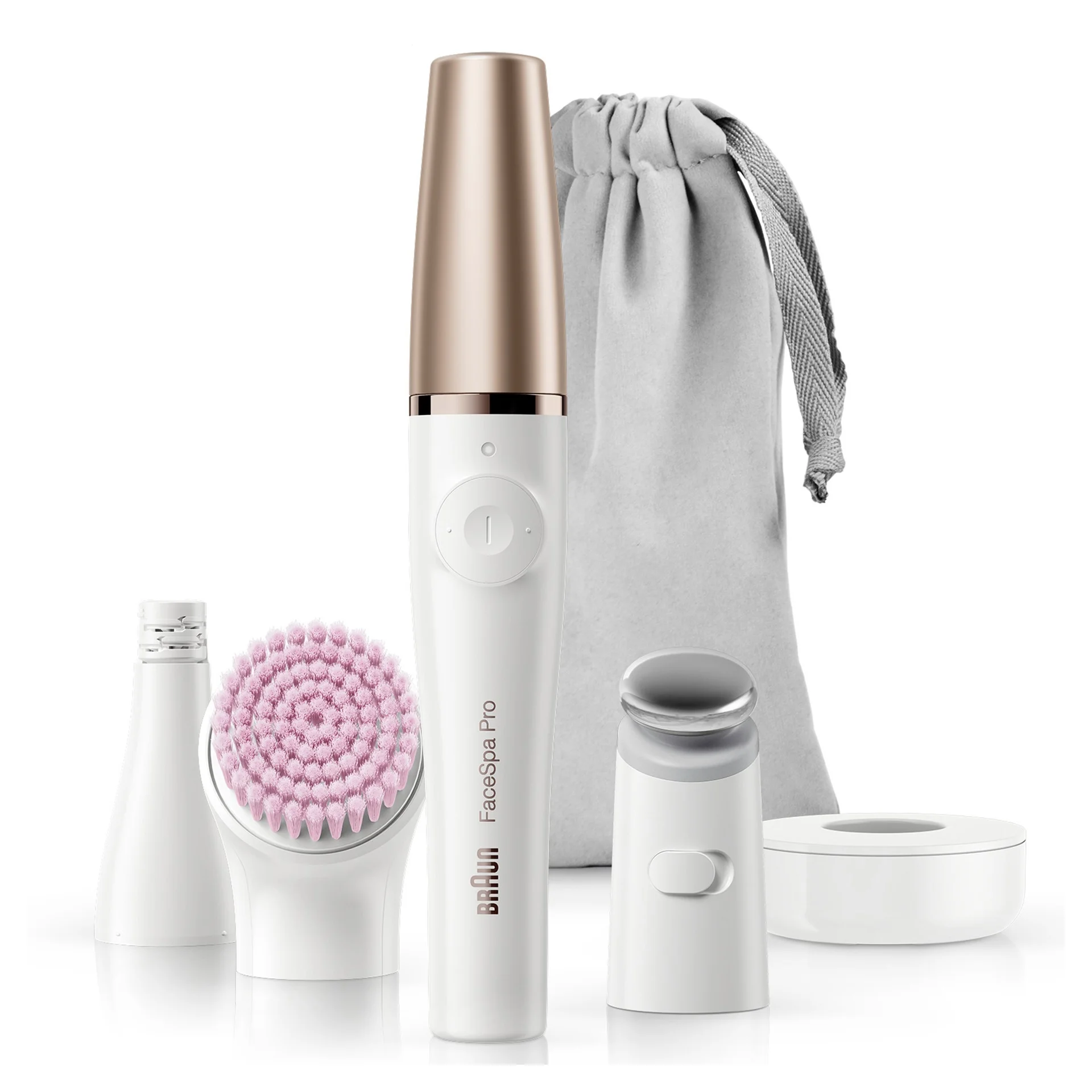 Braun Epilator with accessories   SE912 FaceSpa Pro   Number of power levels 1   Wet & Dry   White - Image 1
