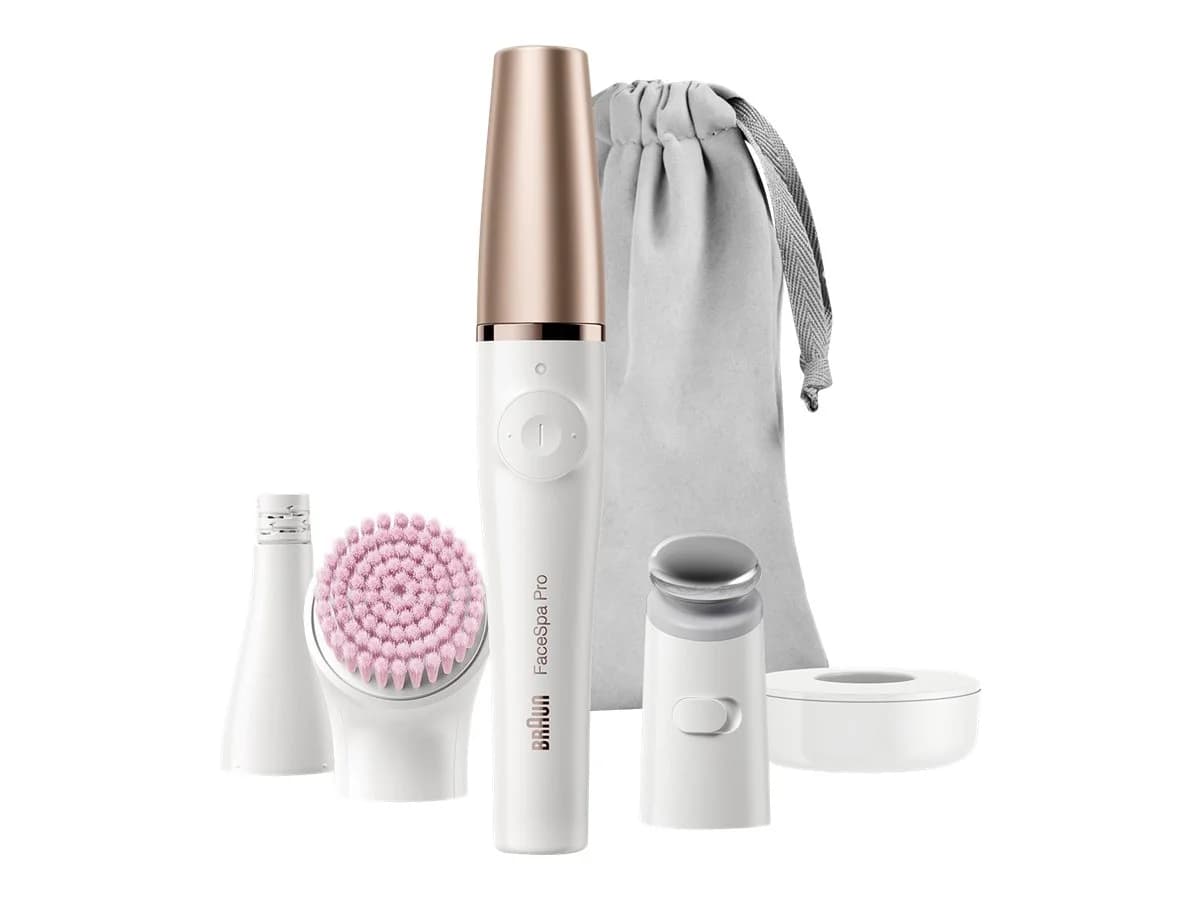 Braun Epilator with accessories   SE912 FaceSpa Pro   Number of power levels 1   Wet & Dry   White - Image 2