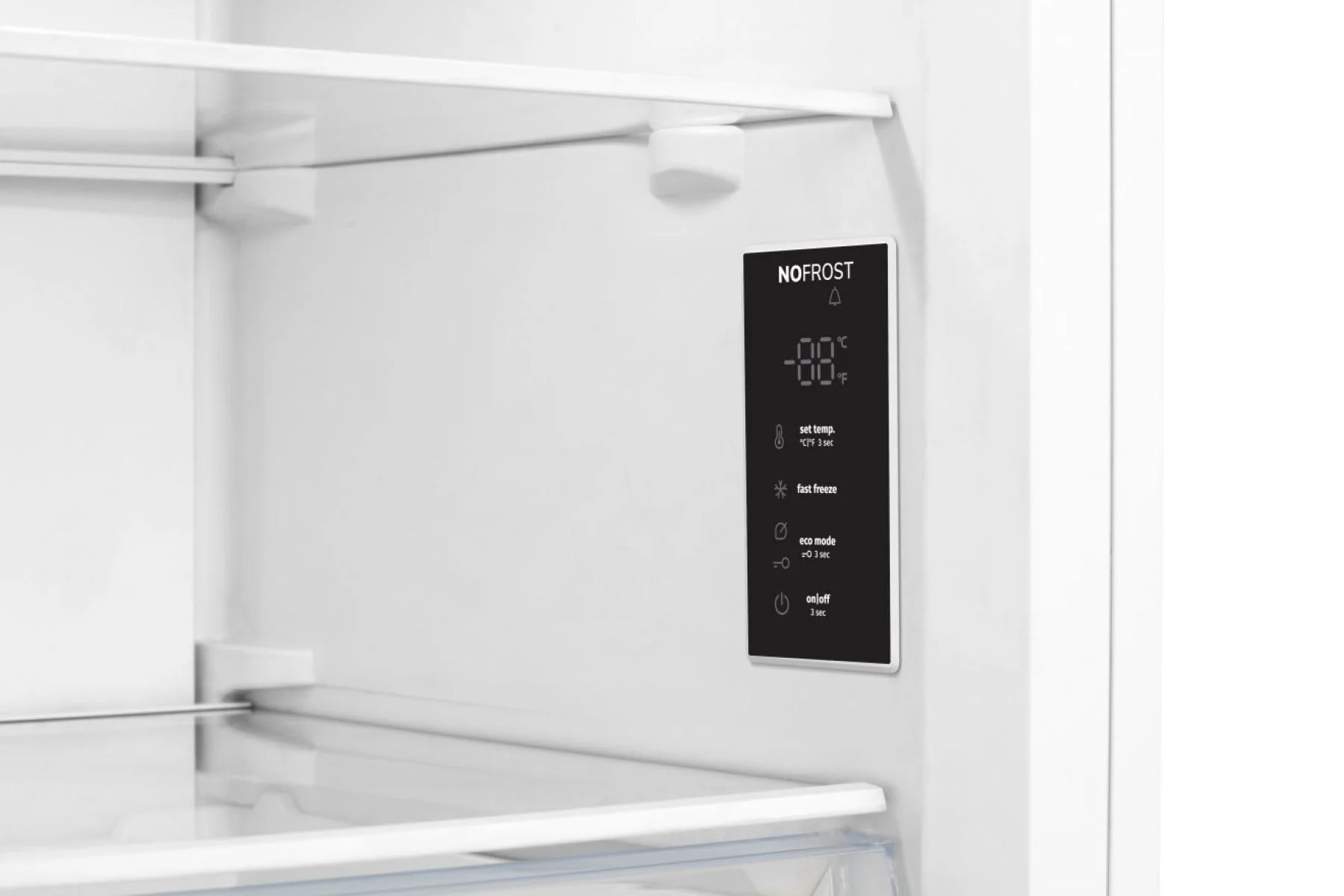 Gorenje FN617EEW5 Energy efficiency class E Upright Free standing Height 172 cm Total net capacity 240 L No Frost system Display White - Image 5