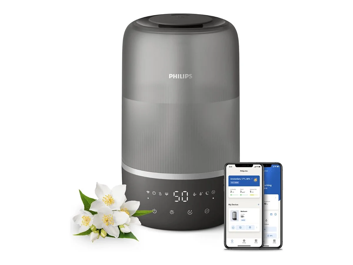 PHILIPS Humidifier Series 1000 Up to 41 m2 3 settings grey Philips - Image 1