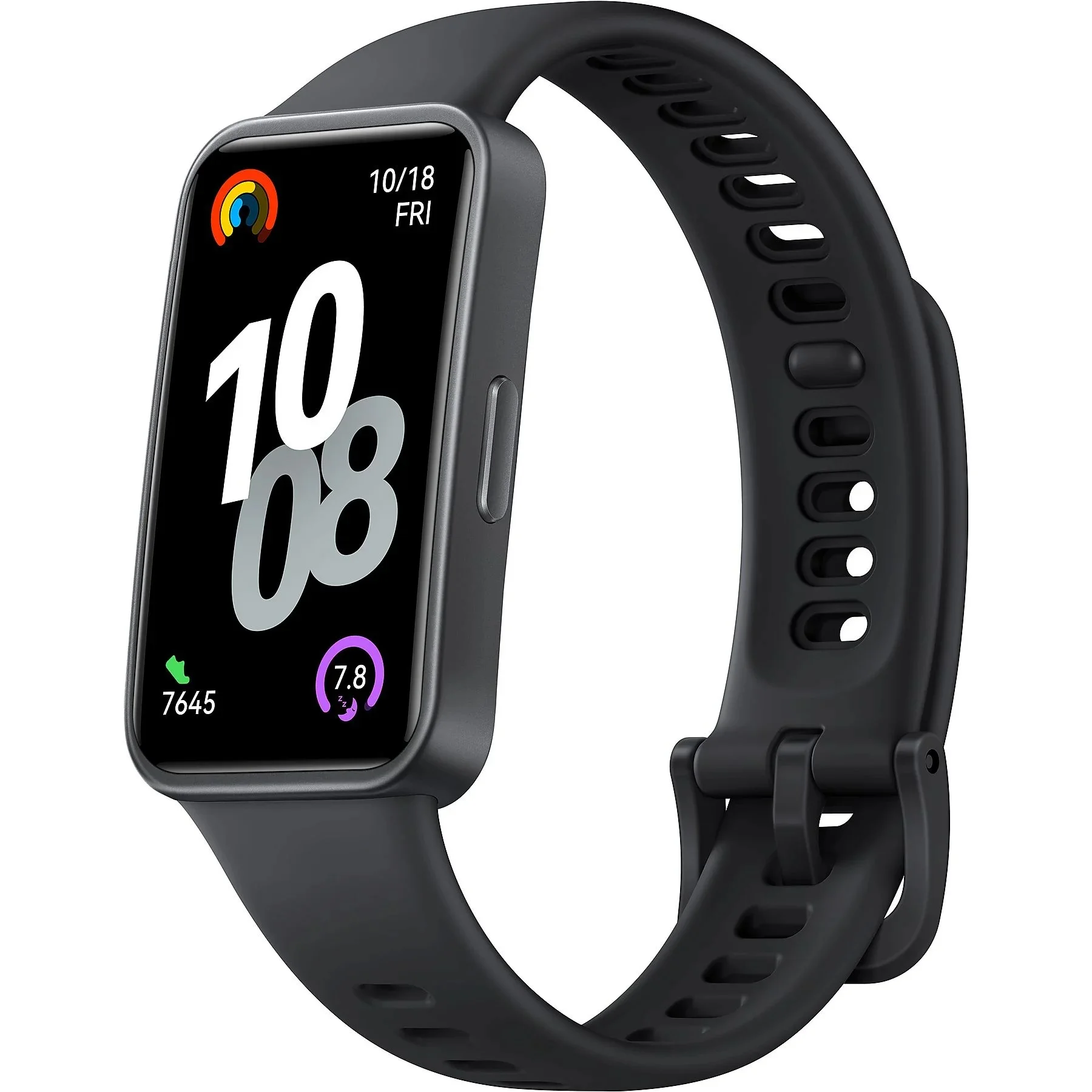 Huawei Band 10   1.47 inch AMOLED   Touchscreen   Heart rate monitor   Waterproof   Bluetooth   Black - Image 1