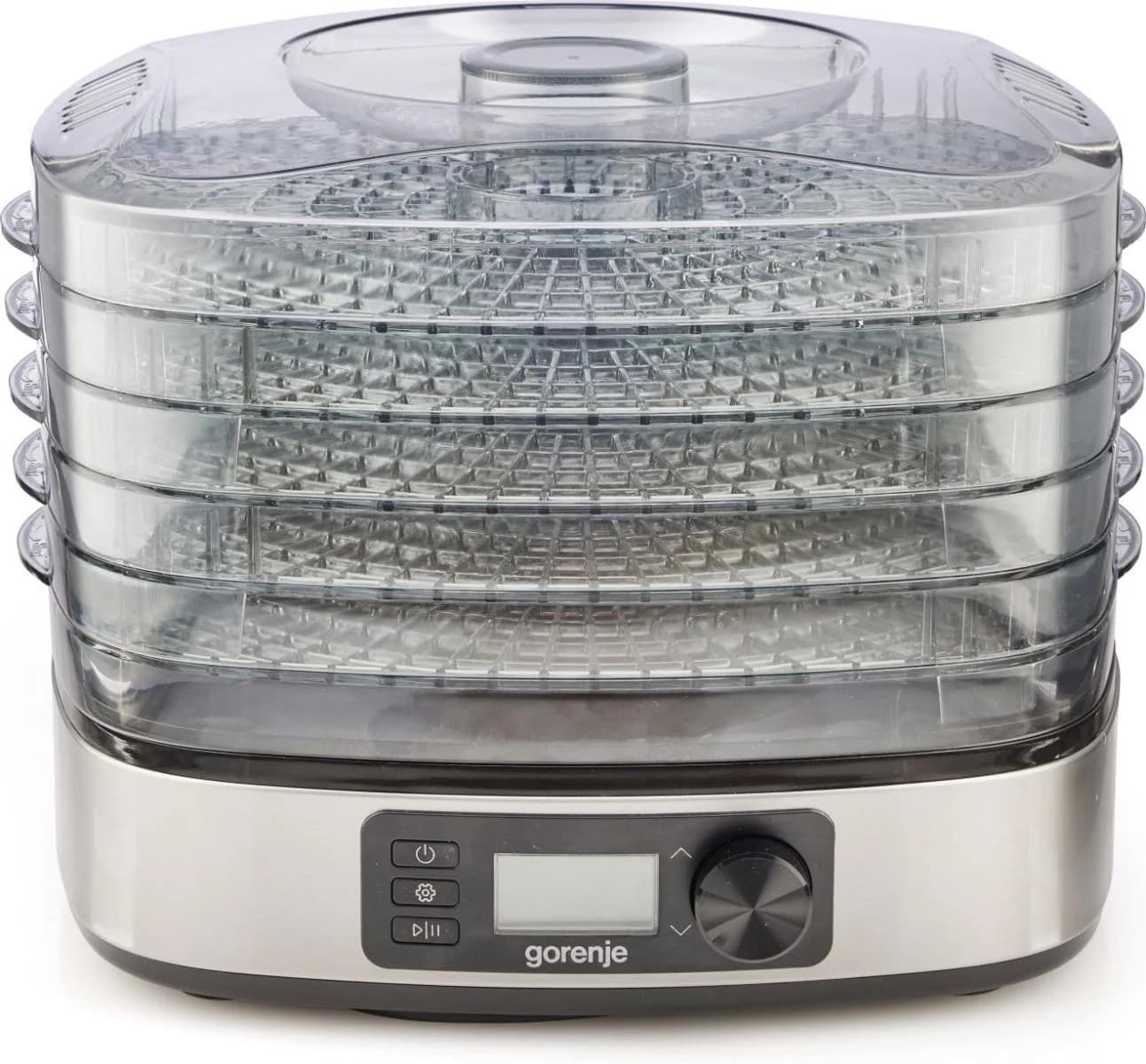 Gorenje Food Dryer FDK500DE Power 380 W Number of trays 5 Temperature control Integrated timer Stainless steel - Image 1