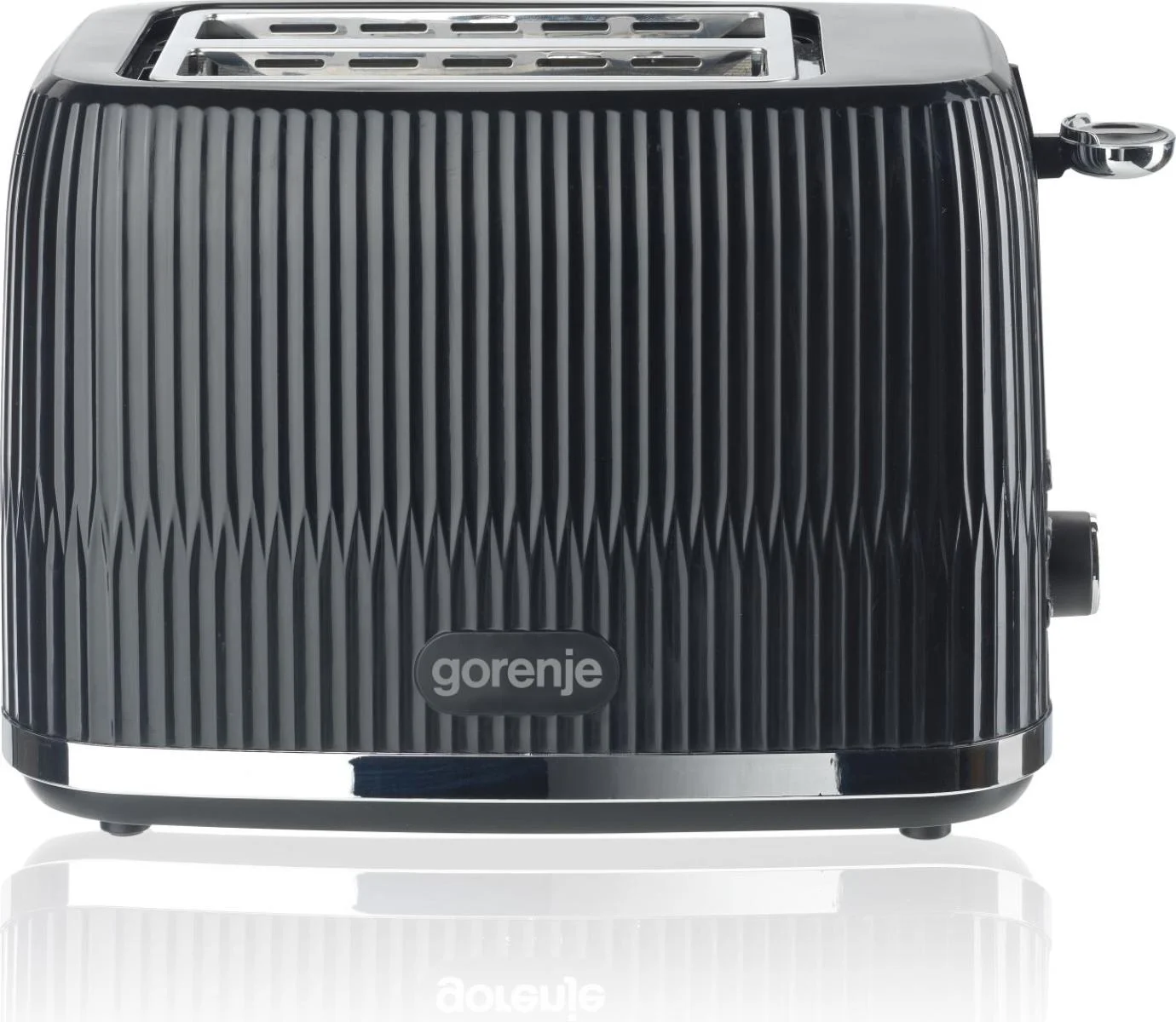 Gorenje Toaster   T850DPB   Number of slots 2   Housing material Plastic   Black - Image 1