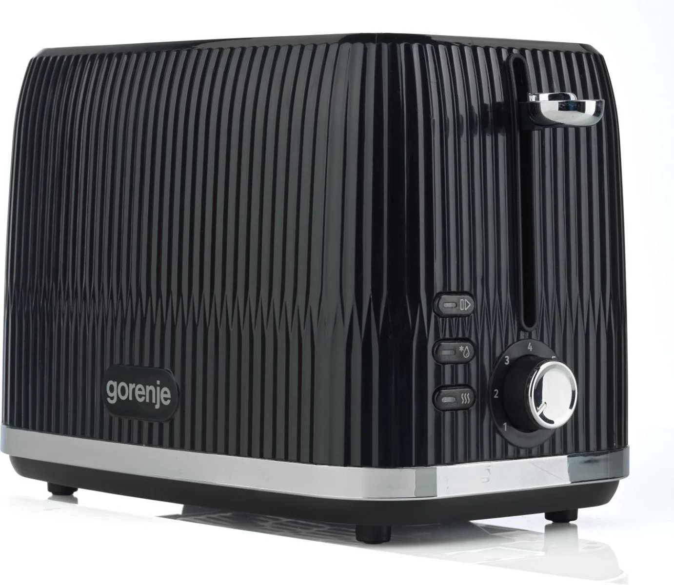 Gorenje Toaster   T850DPB   Number of slots 2   Housing material Plastic   Black - Image 3