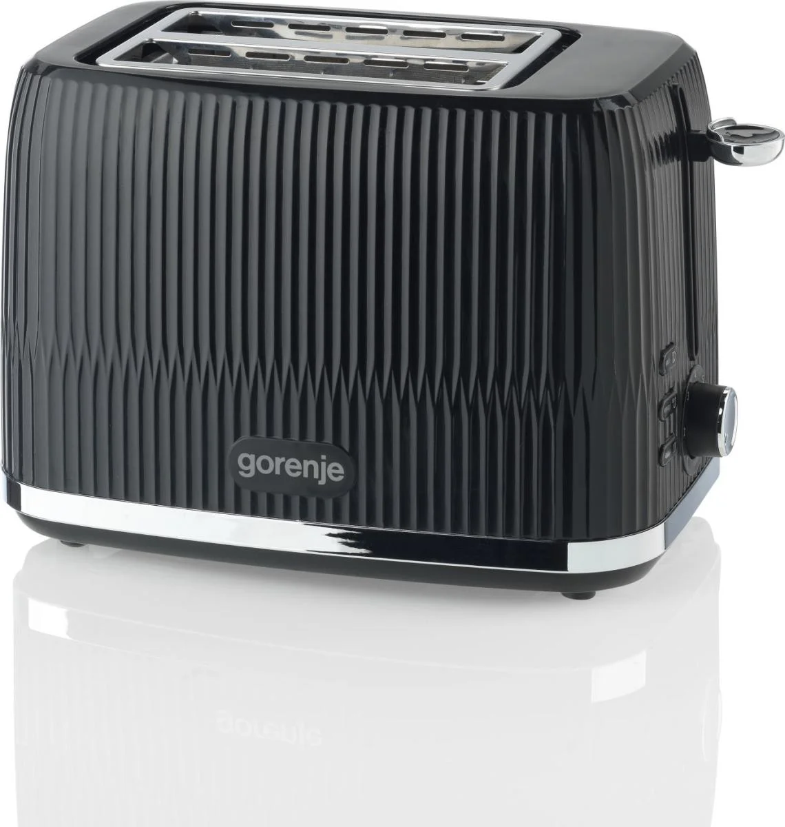 Gorenje Toaster   T850DPB   Number of slots 2   Housing material Plastic   Black - Image 4