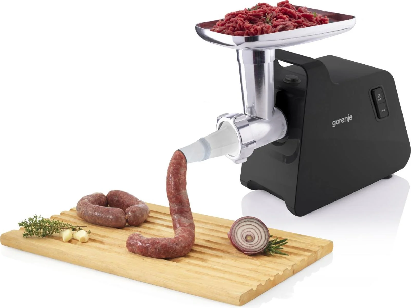 Gorenje Meat grinder MG2001SB Black/Stainless Steel 2000 W Number of speeds 1 Throughput (kg/min) 2.6 - Image 3