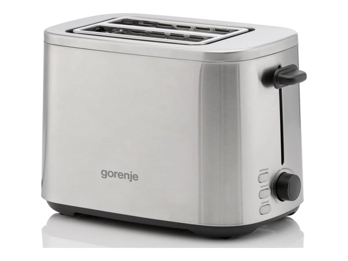 Gorenje Toaster   T800DS   Number of slots 2   Housing material Stainless steel - Image 1