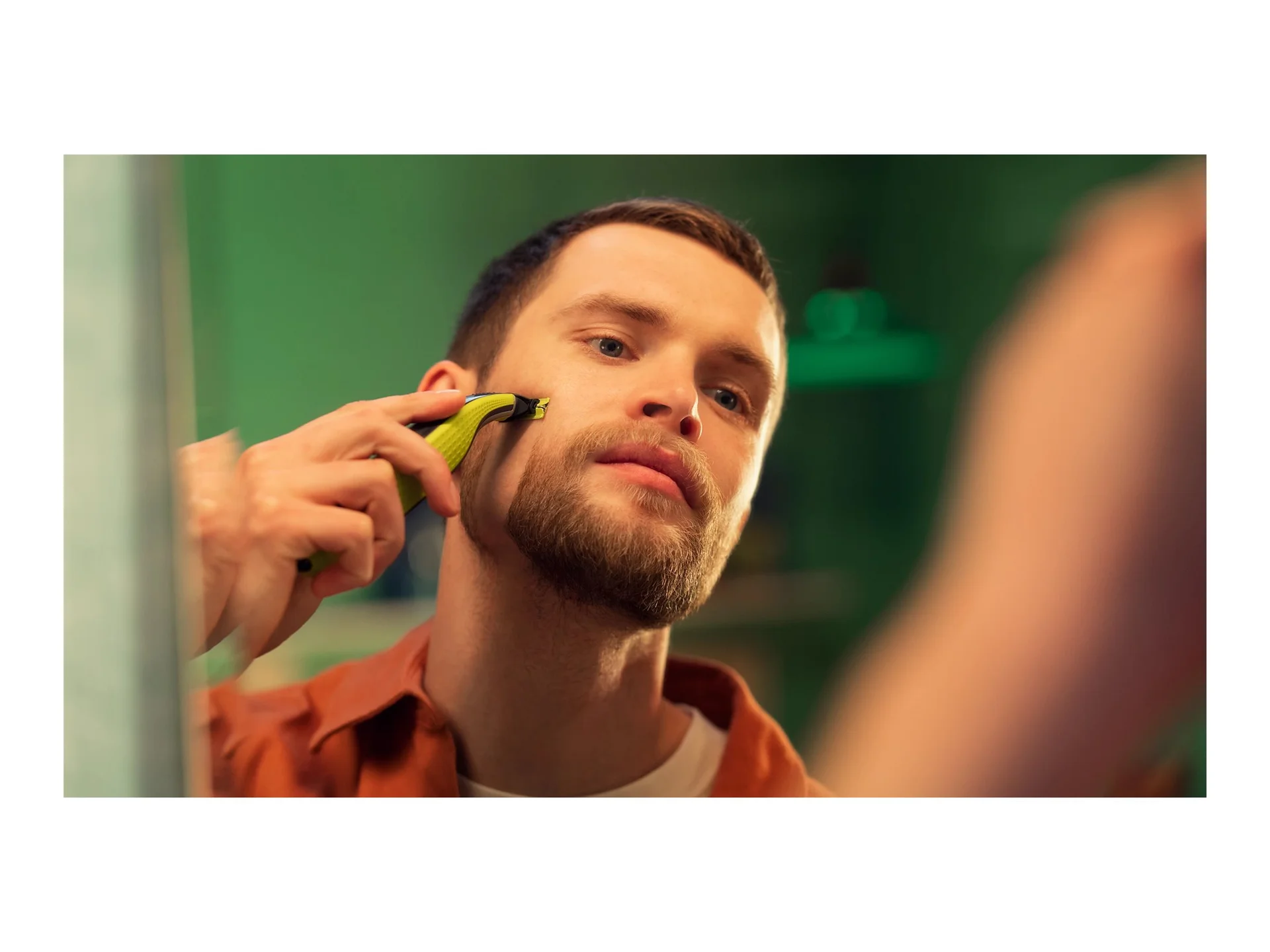 Philips   Shaver   QP2834/23 OneBlade 360   Cordless   Wet & Dry   Lime green/Charcoal grey - Image 7