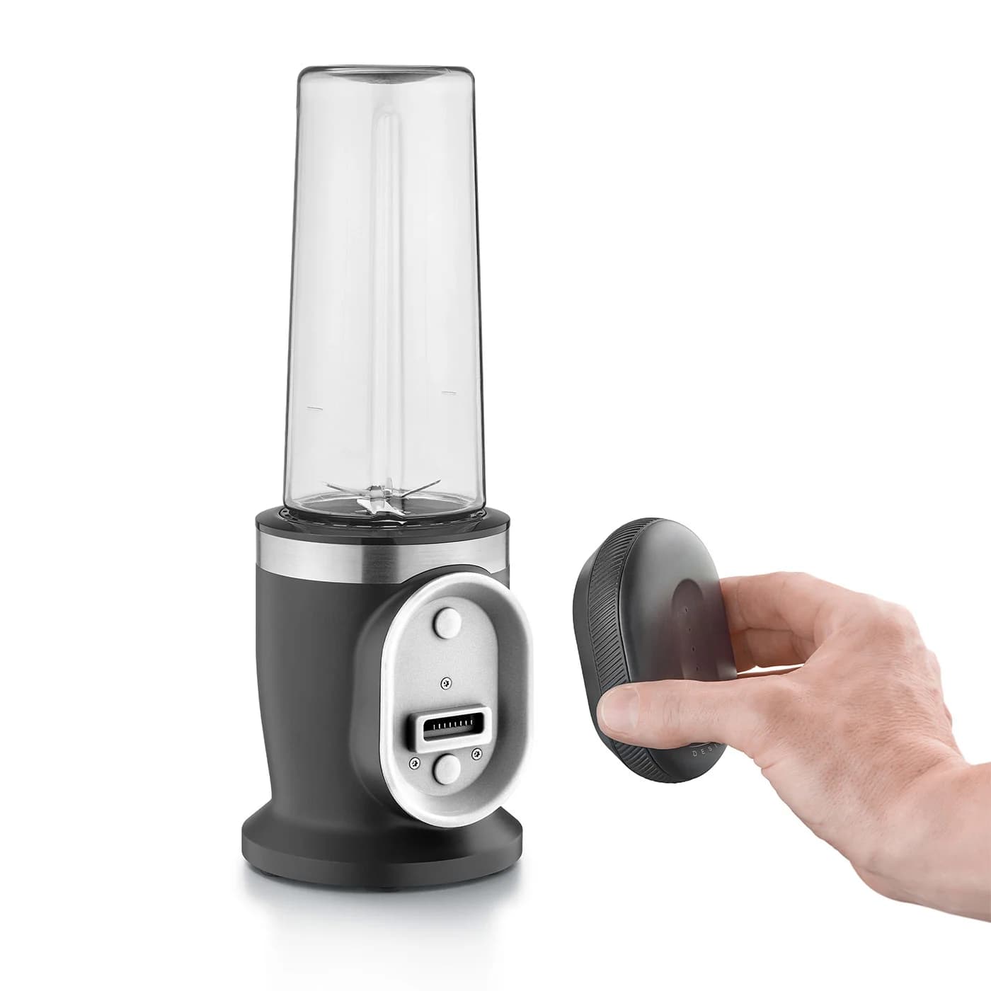 Caso Cordless Blender   Click & Blend   Tabletop   240 W   Jar material Tritan   Jar capacity 0.5 L   Stainless steel/Matt Black - Image 4