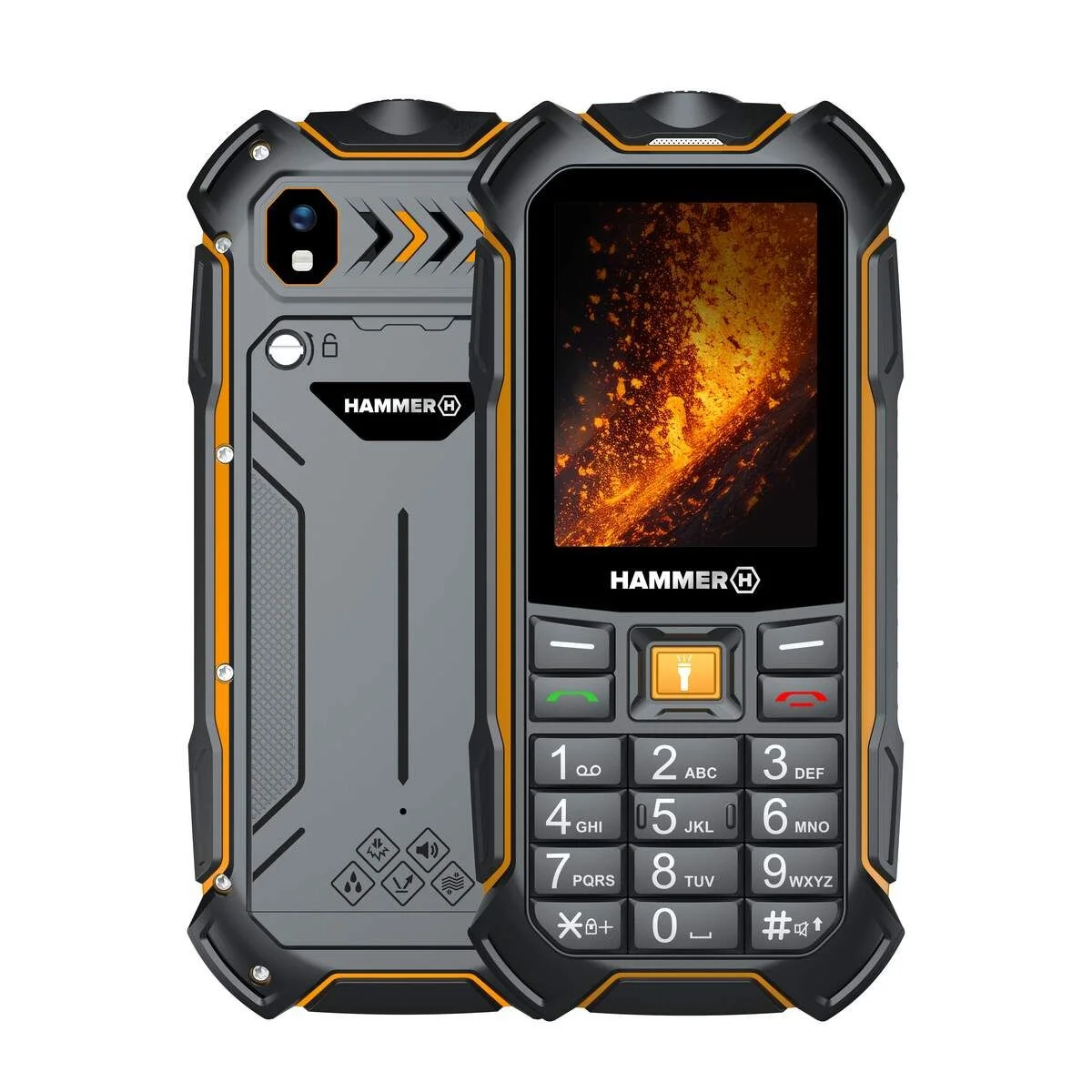 Hammer Boost 2 LTE   Black   2.4 "   IPS   64 MB   128 MB   Dual SIM   3G   Main camera resolution 2 MP   3500 mAh - Image 1