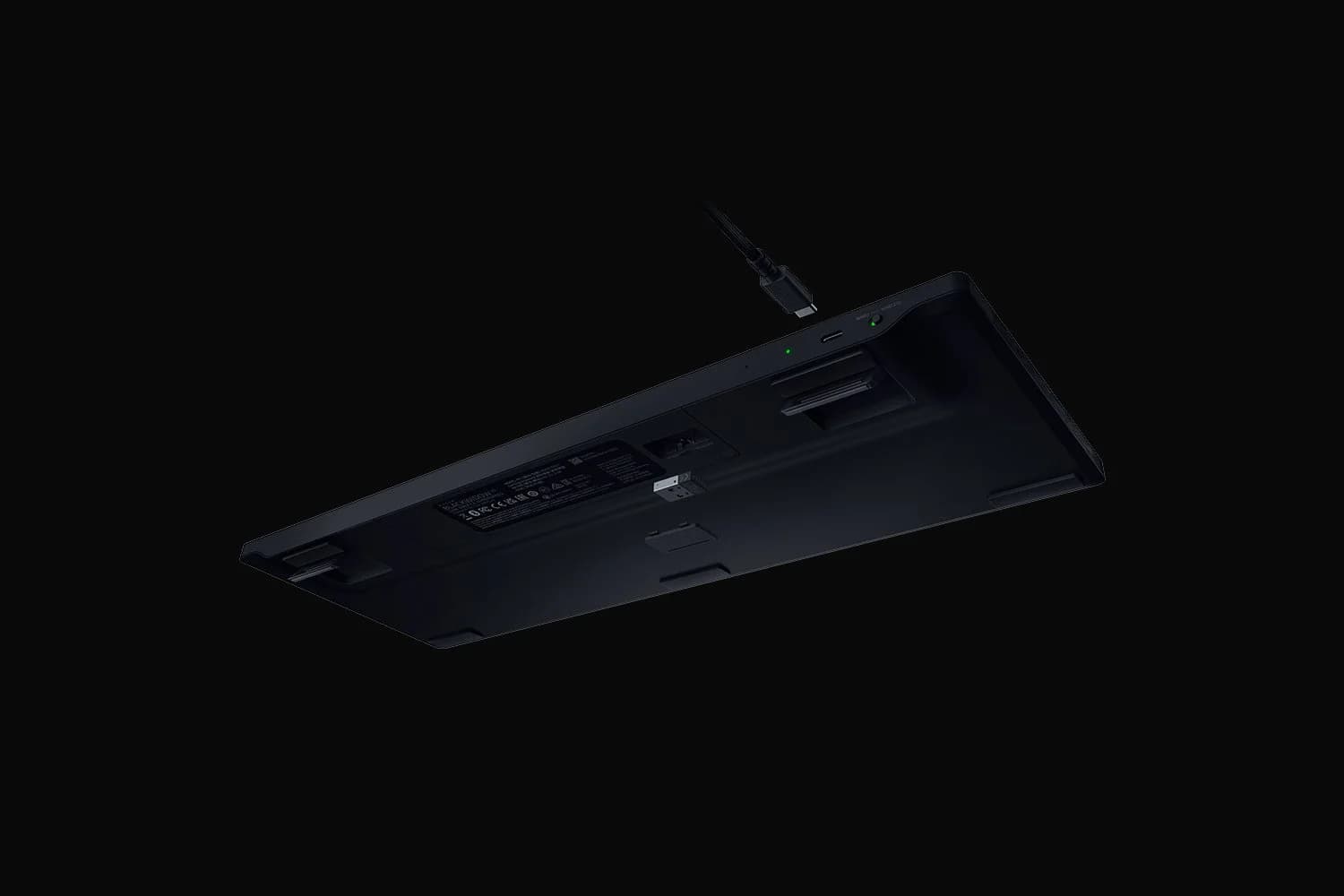 Razer   BlackWidow V4 Low-profile HyperSpeed   Gaming Keyboard   Wireless   US   2.4GHz, Bluetooth, USB-C   Yellow Linear - Image 8