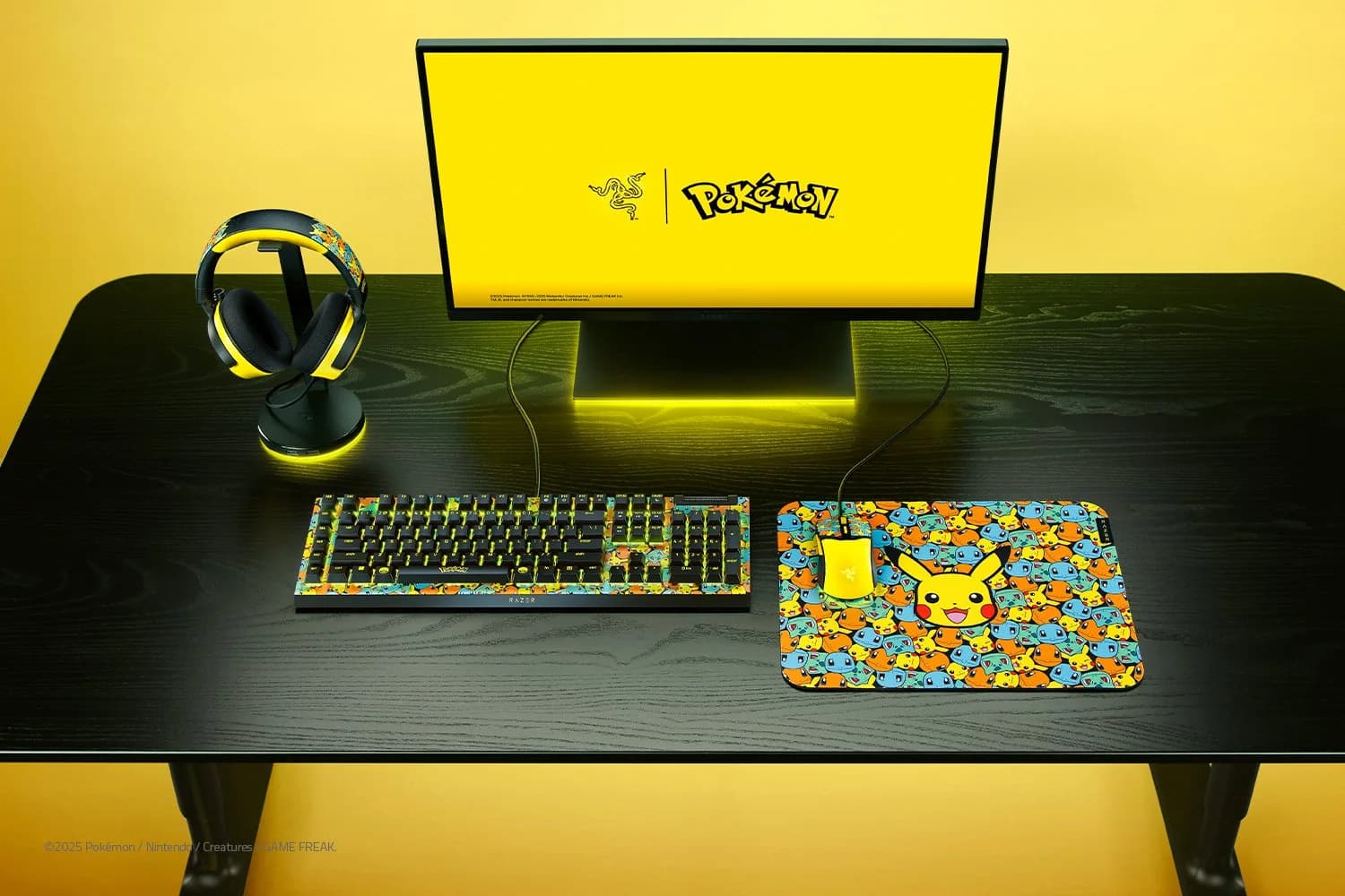 Razer   BlackWidow V4 X   Mechanical Gaming Keyboard   Wired   US   Chroma RGB   Pokémon Edition   Green Mechanical Switches - Image 5