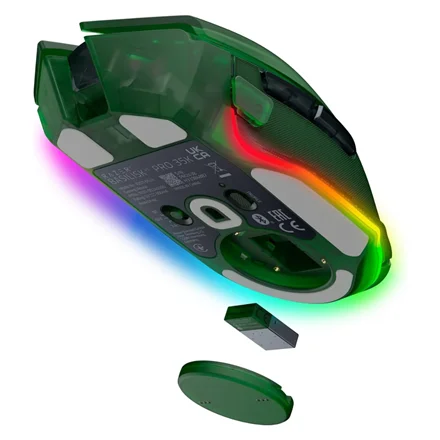 Razer Basilisk V3 Pro 35K Gaming Mouse Wireless/Wired Phantom Green Edition - Image 3