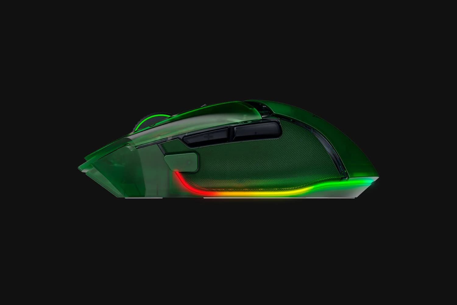 Razer Basilisk V3 Pro 35K Gaming Mouse Wireless/Wired Phantom Green Edition - Image 4