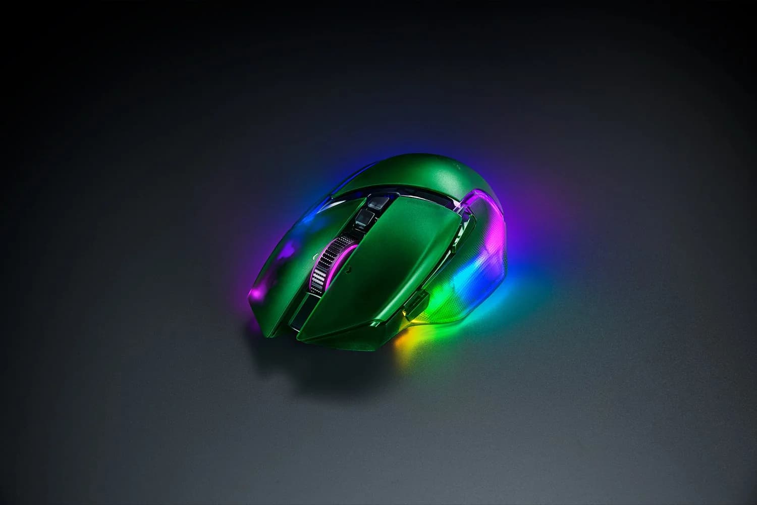 Razer Basilisk V3 Pro 35K Gaming Mouse Wireless/Wired Phantom Green Edition - Image 6