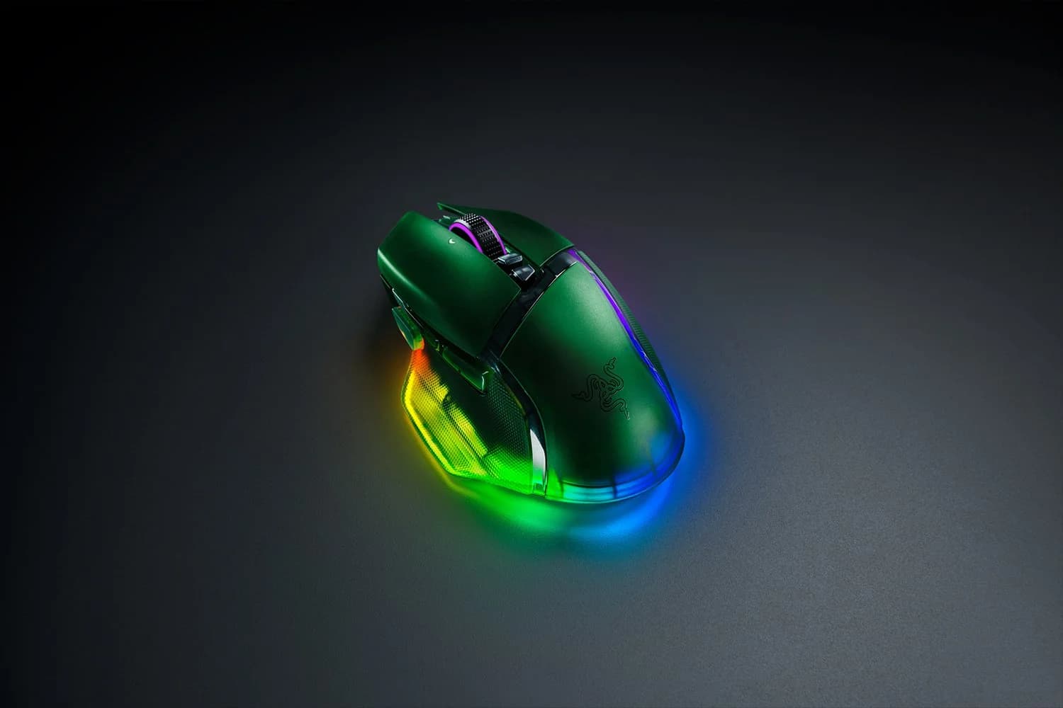 Razer Basilisk V3 Pro 35K Gaming Mouse Wireless/Wired Phantom Green Edition - Image 8