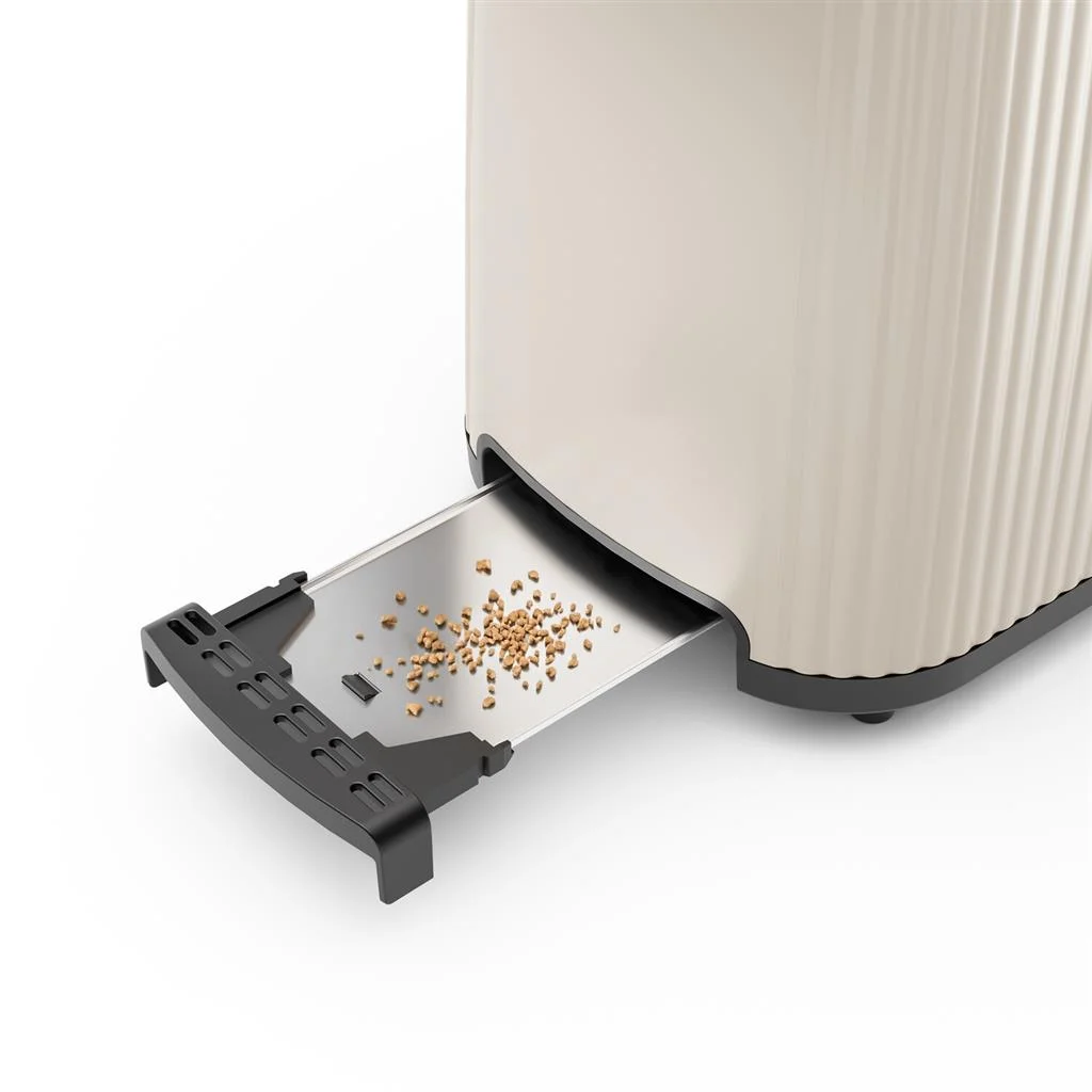 Princess Wave Toaster 142337 Power 930 W Number of slots 2 Housing material Plastic Beige - Image 5