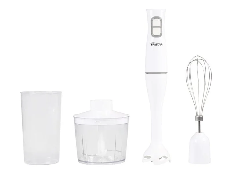 Tristar Hand blender set MX-4851 Hand Blender 350 W Number of speeds 2 Turbo mode Chopper White - Image 2