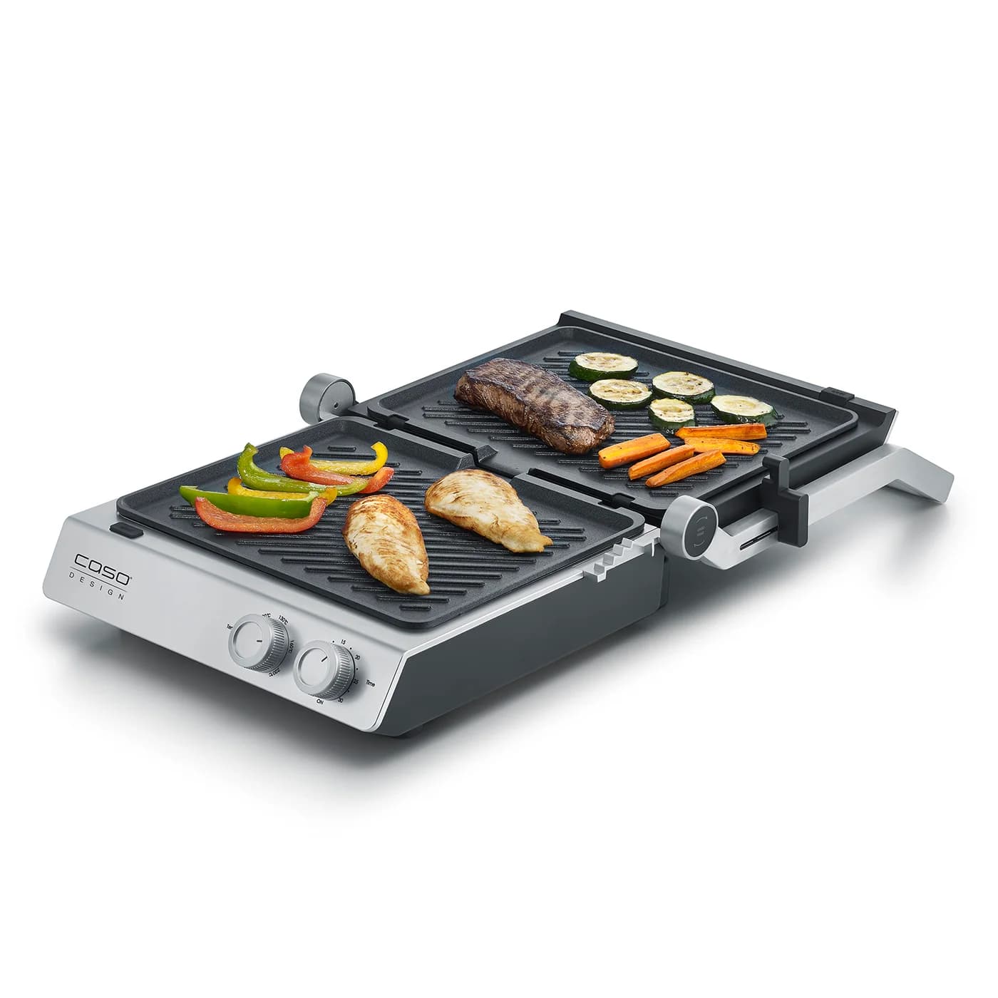 Caso Double Contact Grill   SteakChef   Contact grill   2000 W   Stainless Steel - Image 3