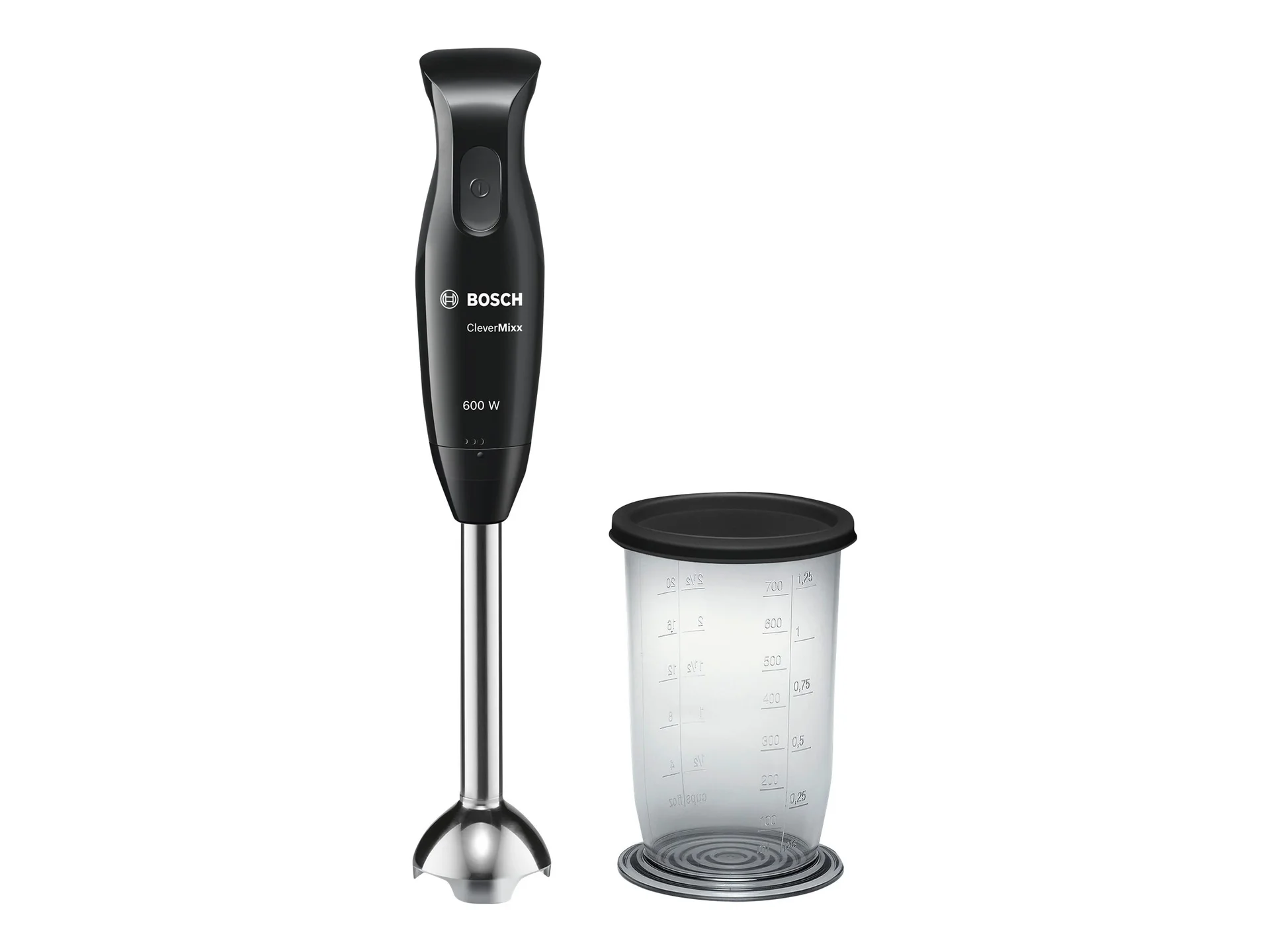 Bosch   Hand Blender   MSM2610B CleverMixx   Hand Blender   600 W   Number of speeds 1   Black/Grey - Image 2