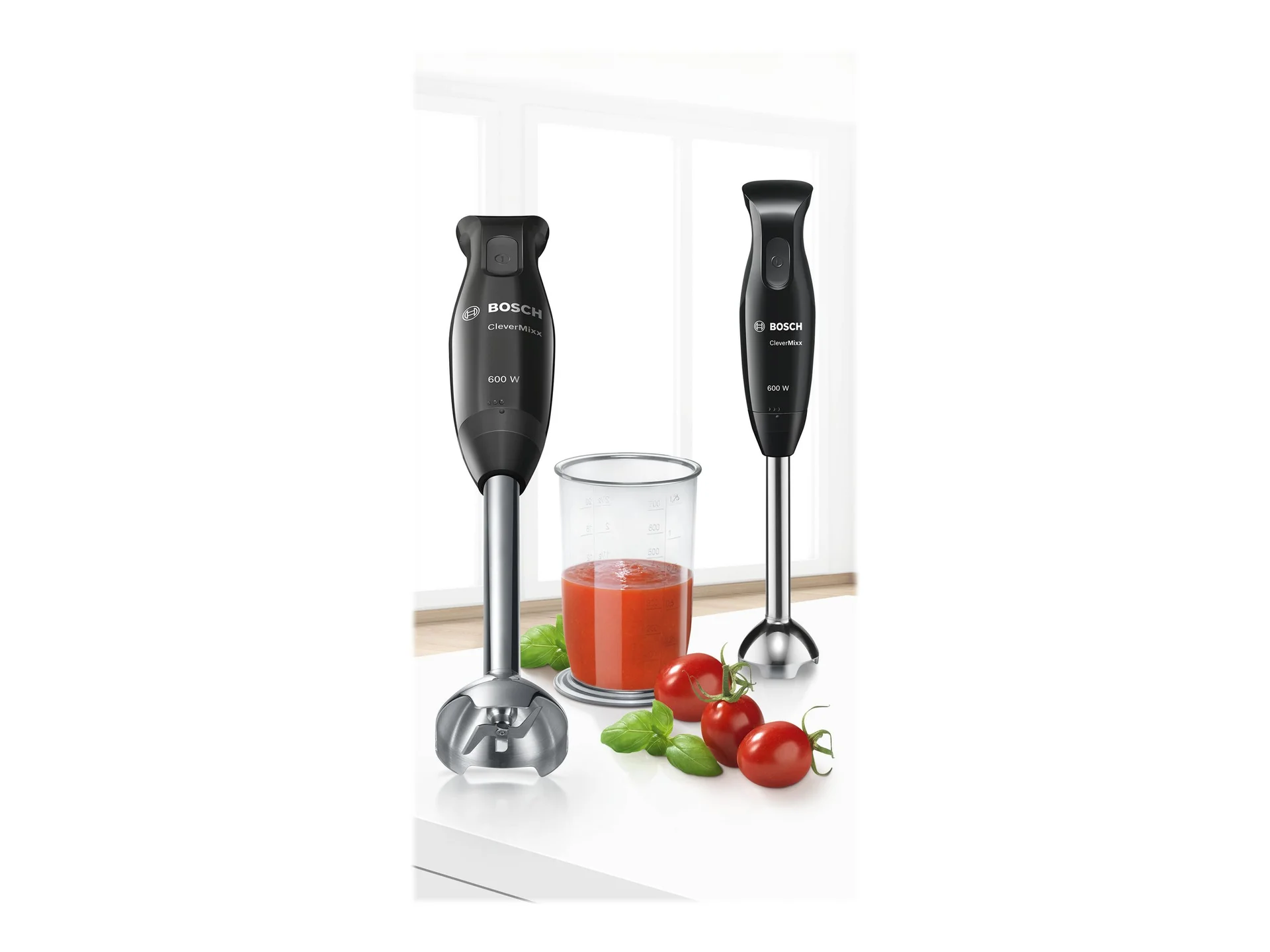 Bosch   Hand Blender   MSM2610B CleverMixx   Hand Blender   600 W   Number of speeds 1   Black/Grey - Image 4