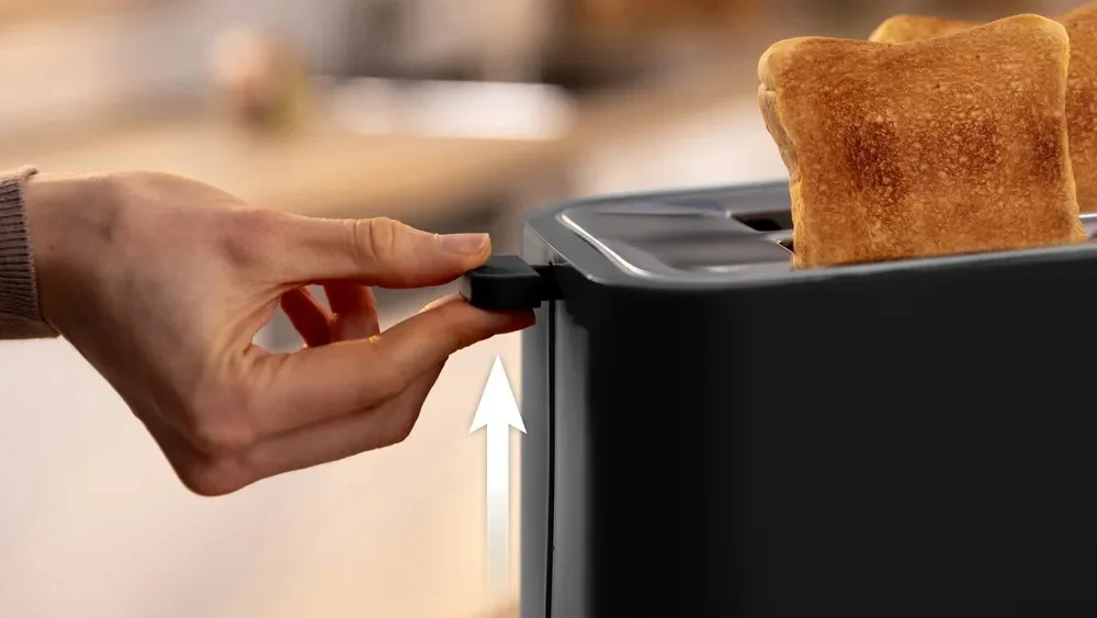 Bosch Compact Toaster   TAT3M123 MyMoment   Power 950 W   Number of slots 2   Housing material Plastic   Black - Image 9