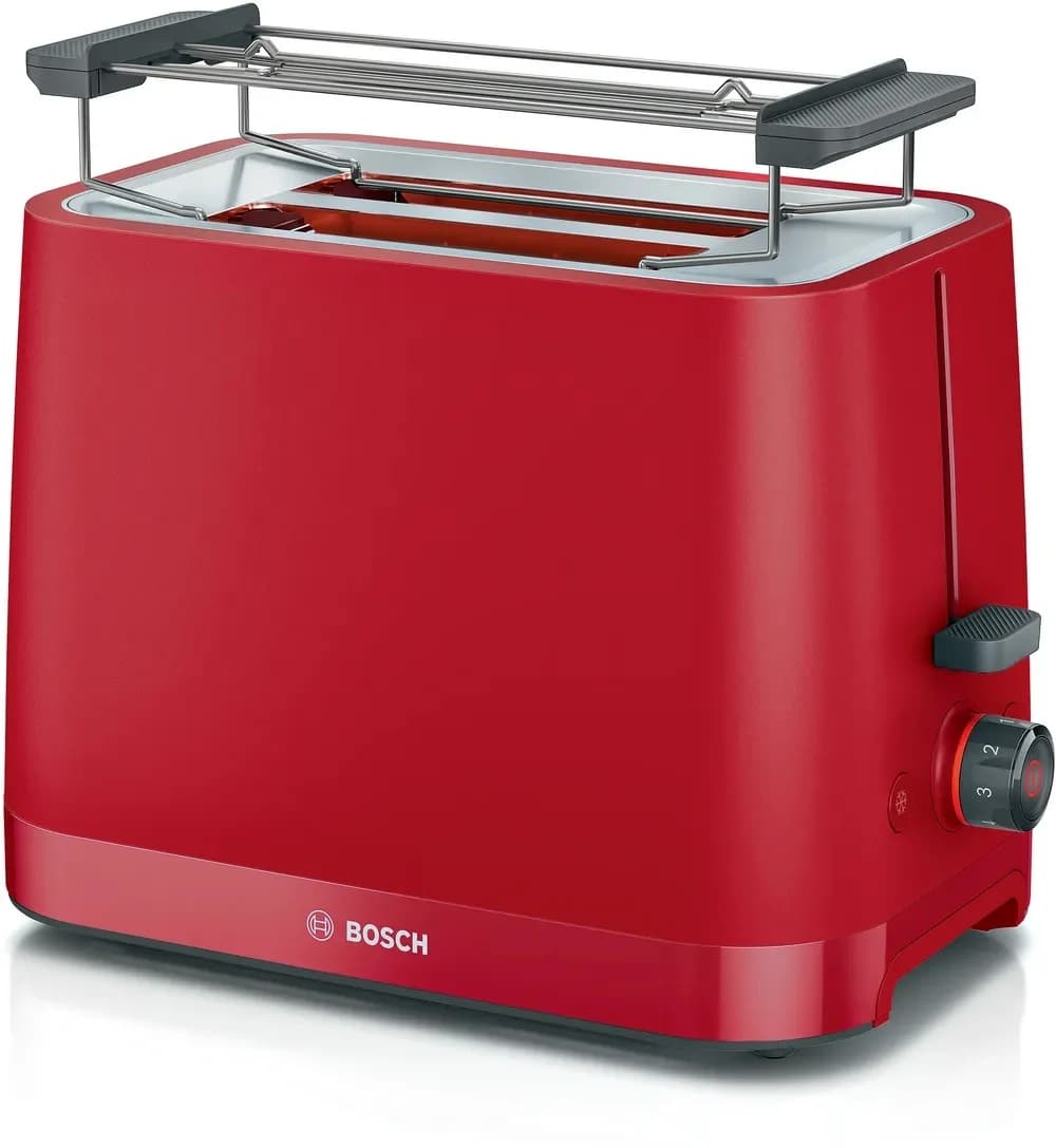 Bosch Compact Toaster   TAT3M124 MyMoment   Number of slots 2   Housing material Plastic   Red - Image 1