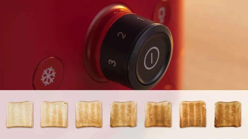 Bosch Compact Toaster   TAT3M124 MyMoment   Number of slots 2   Housing material Plastic   Red - Image 6