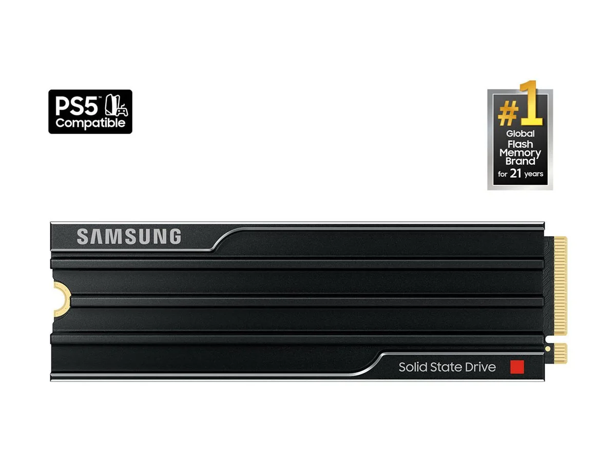 Samsung 9100 PRO   2000 GB   SSD form factor M.2 2280   Solid-state drive interface PCI Express 5.0 x4 (NVMe)   Read speed 14700 MB/s   Write speed 13400 MB/s - Image 1