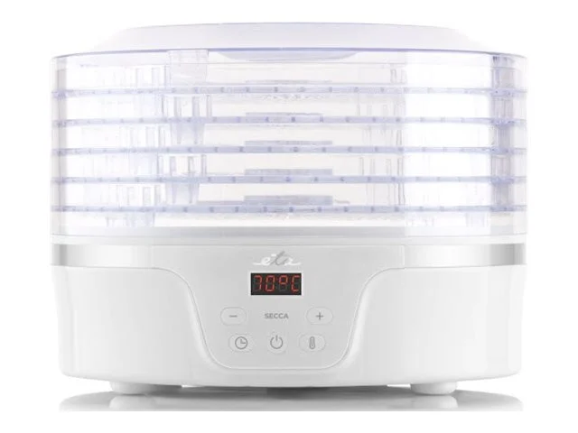 ETA Fruit Dryer   ETA730190000 Secca   Power 380 W   Number of trays 5   Integrated timer   White - Image 2