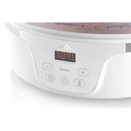 ETA Fruit Dryer   ETA730190000 Secca   Power 380 W   Number of trays 5   Integrated timer   White - Image 5