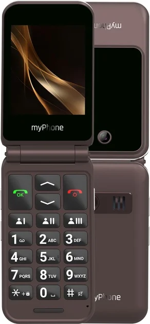 myPhone Harmony LTE Praline Collection   Brown   2.8+1.44 "   IPS   48 MB   128 MB   Single SIM   MicroSD   3G   Bluetooth   5.1   Main camera resolution 2 MP   1300 mAh - Image 10