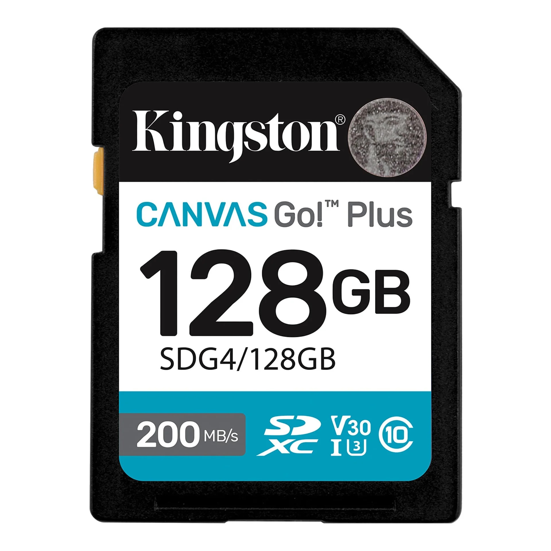 Kingston   Canvas Go! Plus   128 GB   SD   Flash memory class Class 10, UHS-I, U3, V30 - Image 1