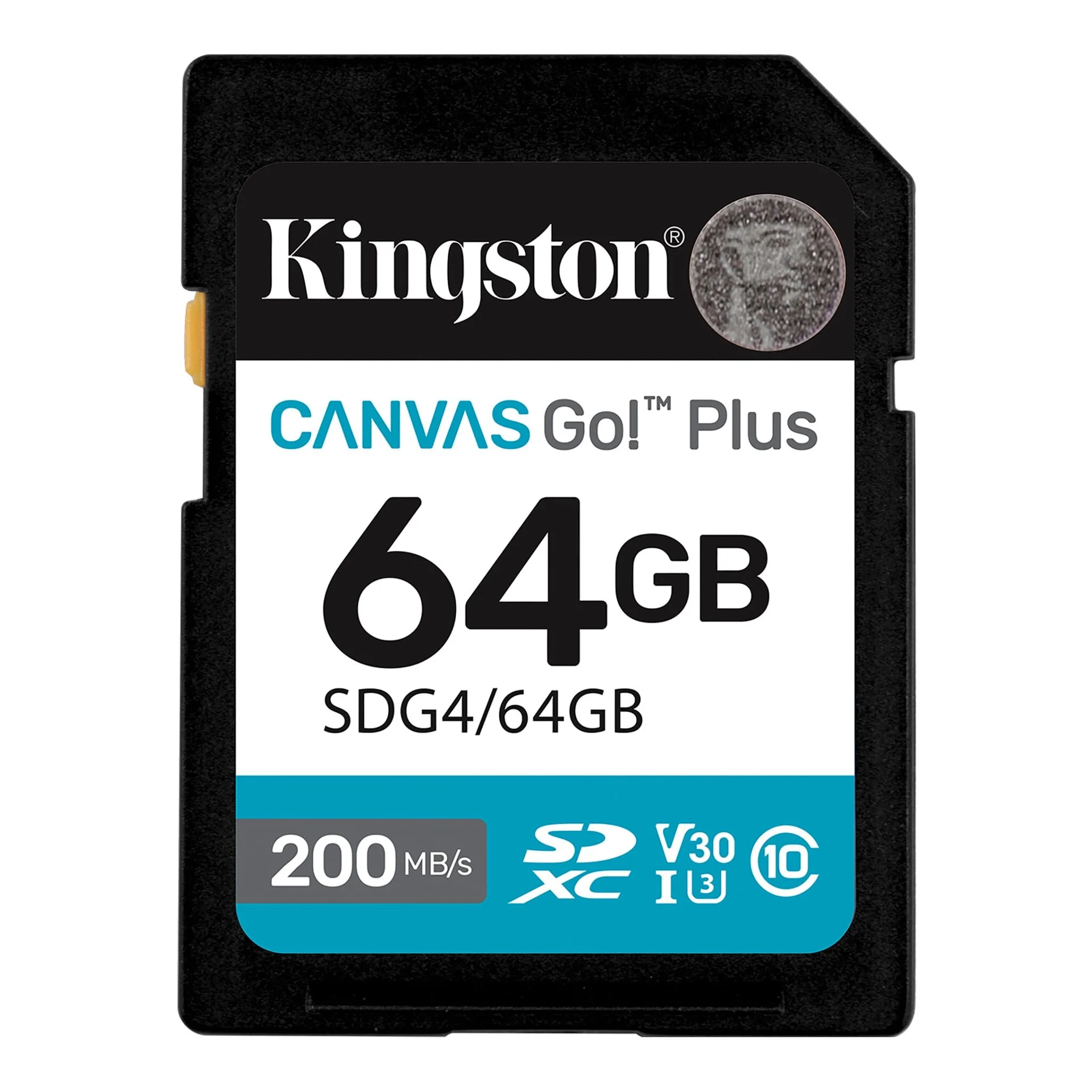 Kingston   Canvas Go! Plus   64 GB   SD   Flash memory class Class 10, UHS-I, U3, V30 - Image 1