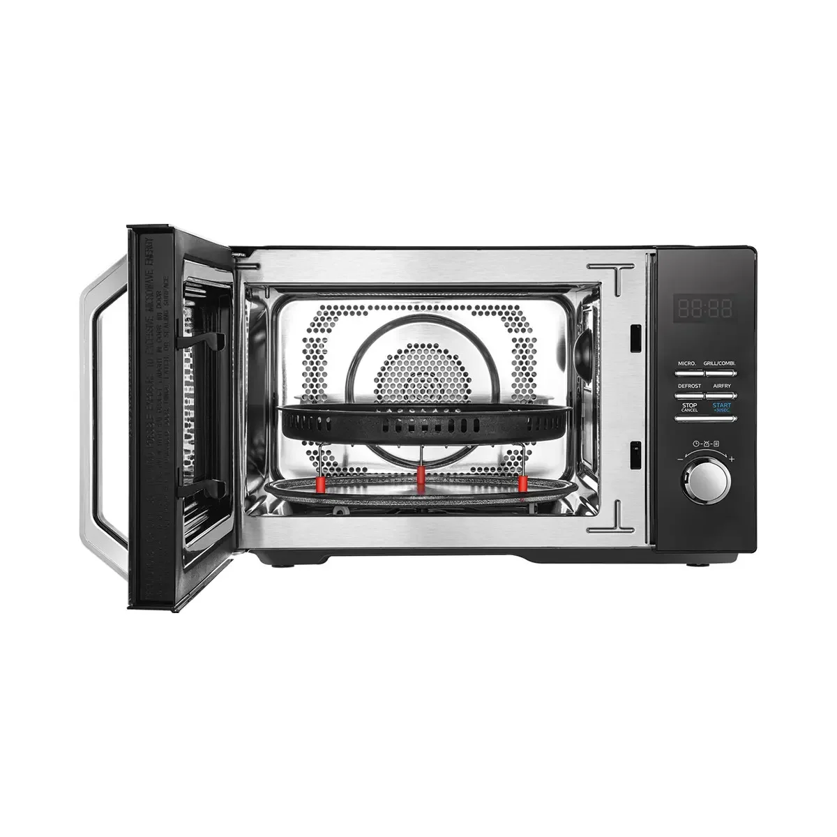 Midea Microwave Oven   MAC23XF   Free standing   23 L   800 W   Convection   Grill   Black - Image 4