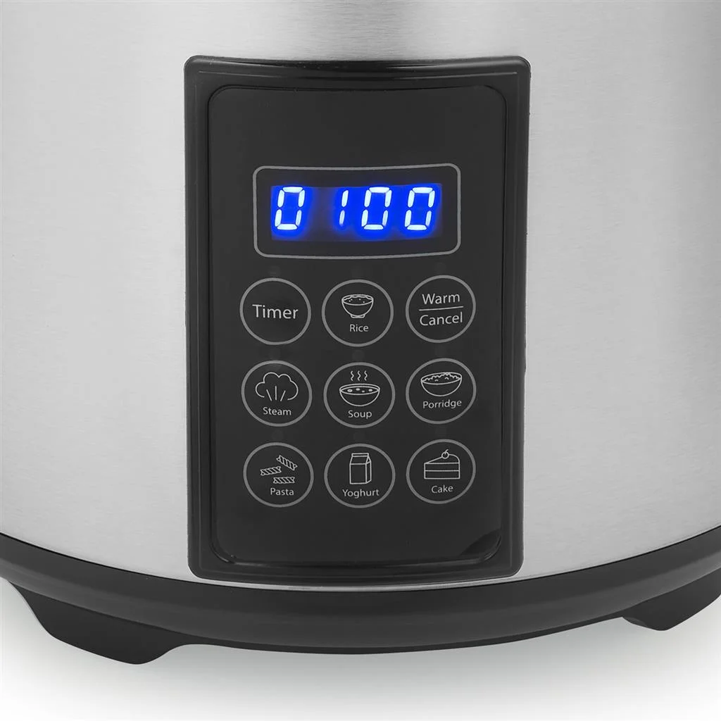 Tristar Digital Rice and Steam Cooker RK-6138 900 W 2.2 L Number of programs 7 Grey - Image 5