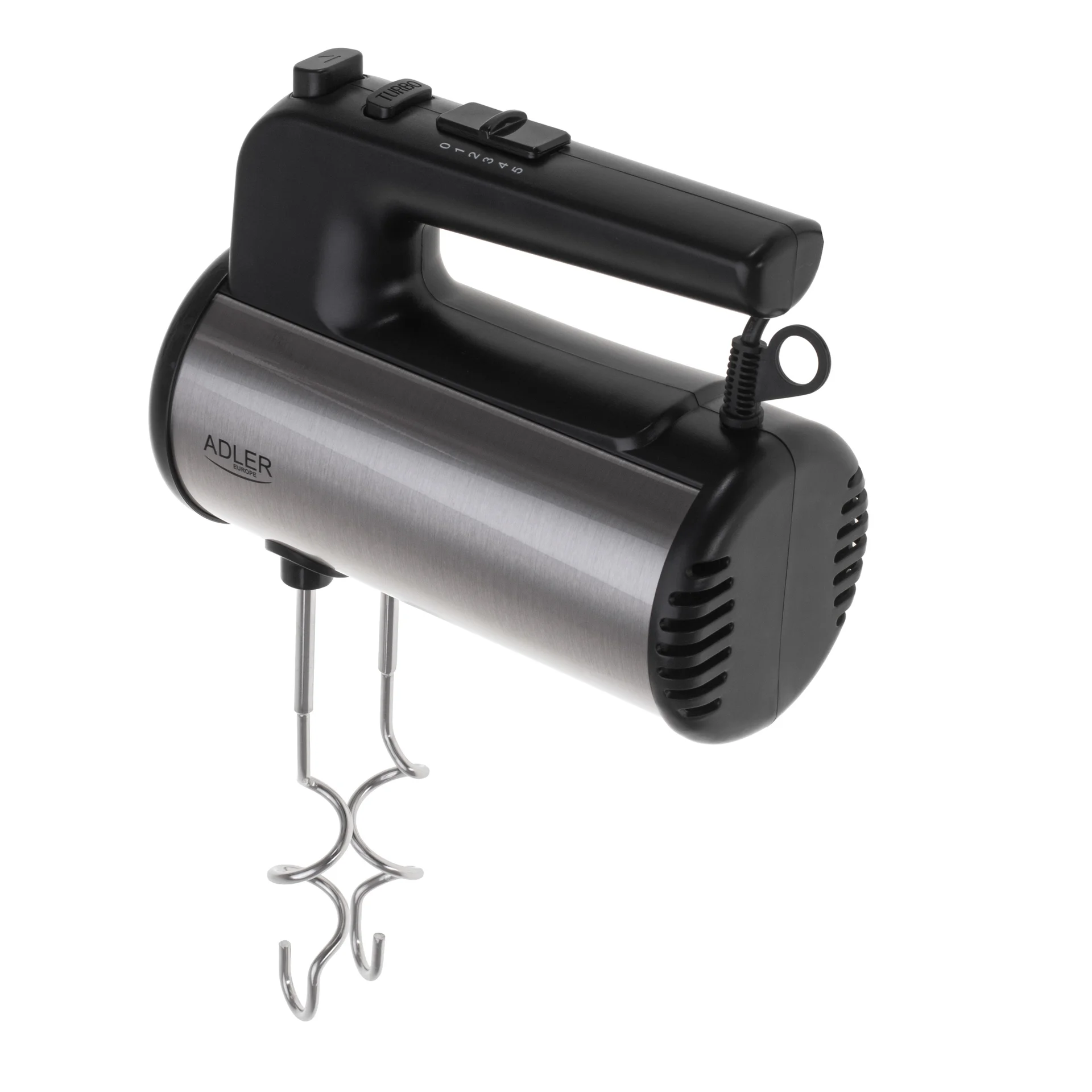 Adler Hand mixer   AD 4232   Hand Mixer   900 W   Number of speeds 5   Turbo mode   Black/Stainless Steel - Image 5