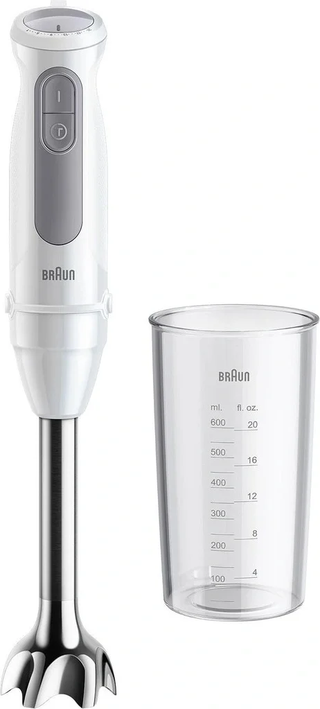 Braun Hand Blender MQ50001MWH Hand Blender 1000 W Number of speeds 21 White - Image 1