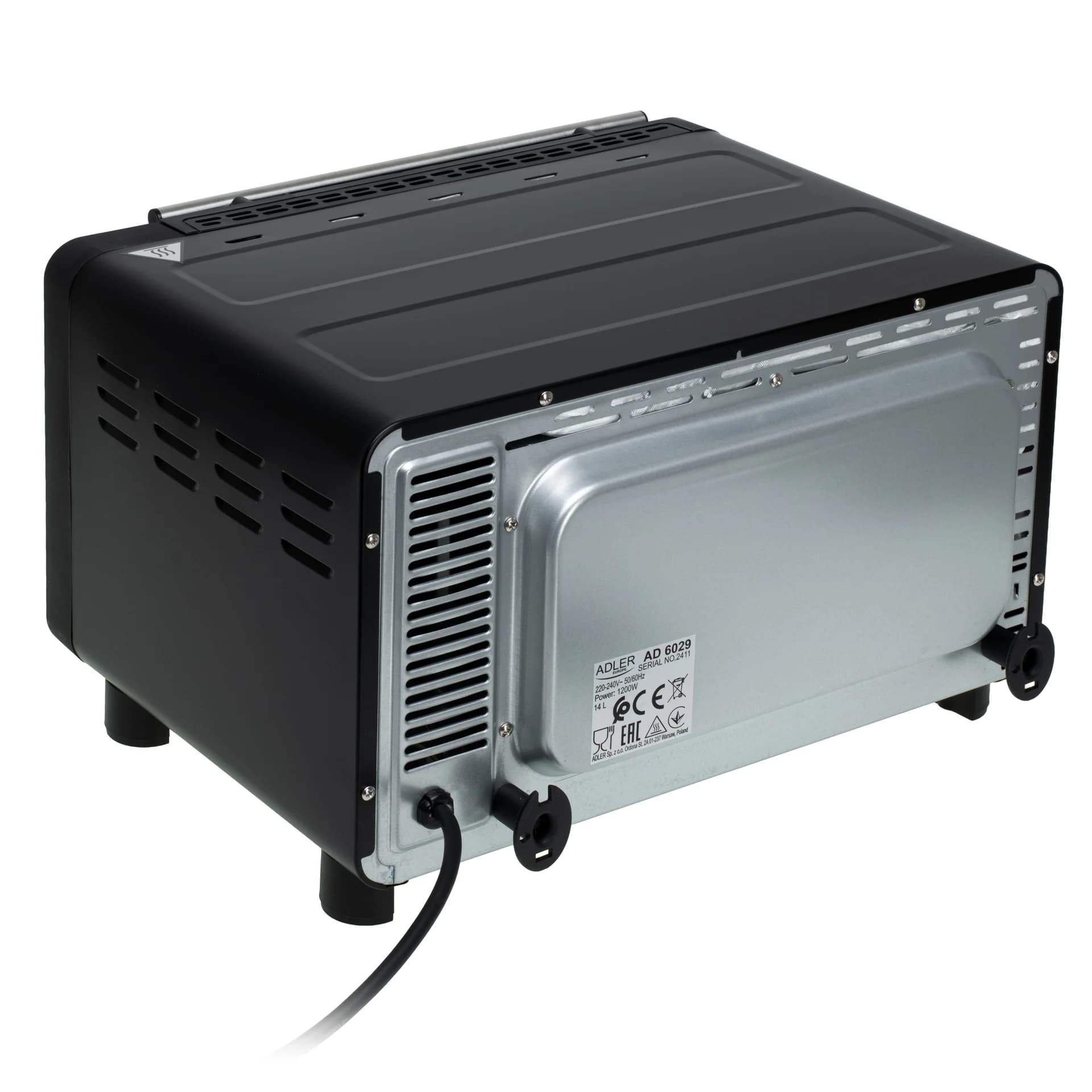 Adler Electric oven   AD 6029   14 L   1200 W   Black - Image 12