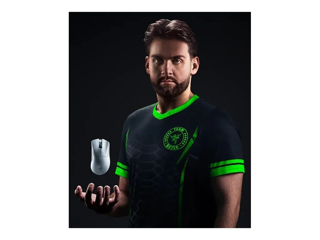 Razer DeathAdder V4 Pro Gaming mouse, White Razer - Image 3